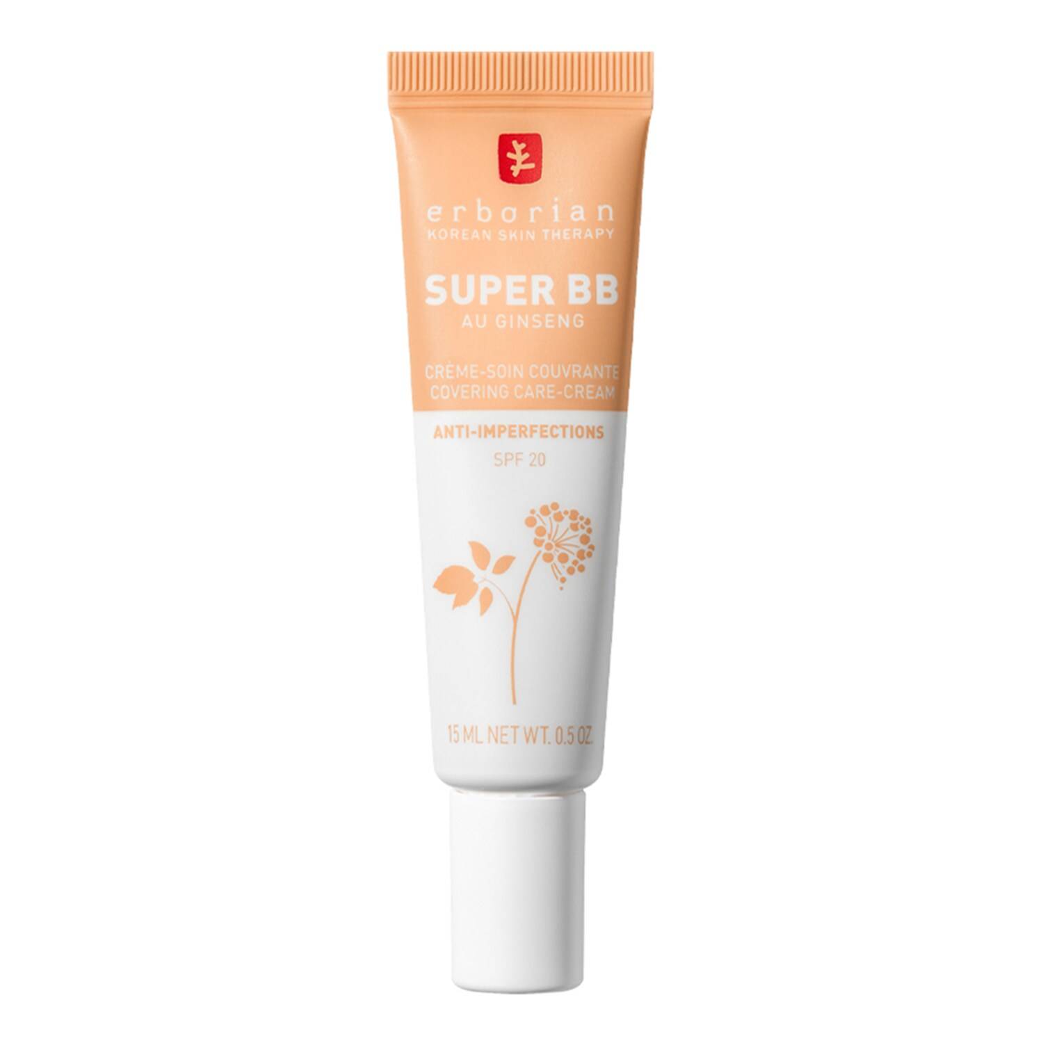 Erborian Super Bb Full Coverage Bb Cream For Acne Prone Skin Doré 15Ml