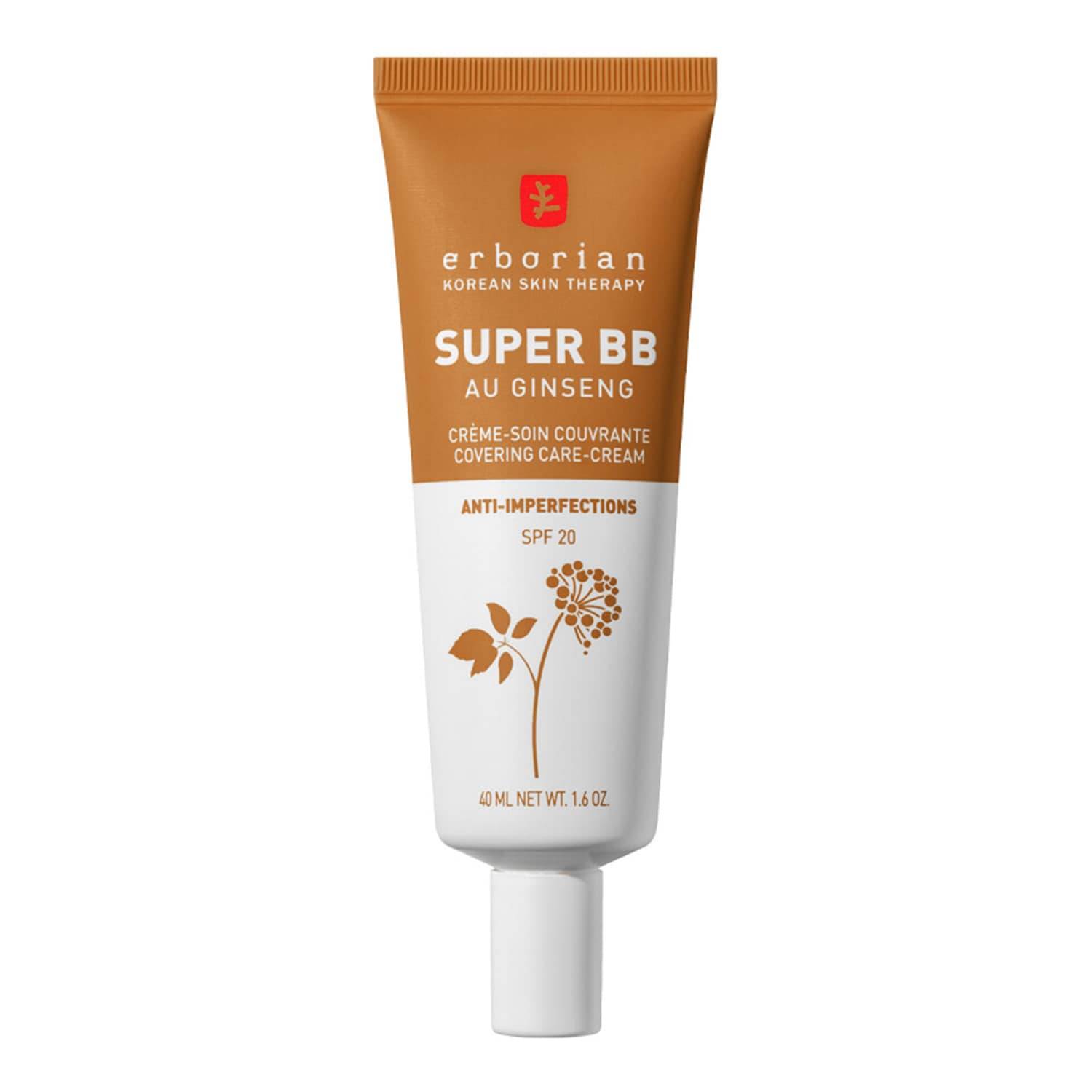 Erborian Super Bb Full Coverage Bb Cream For Acne Prone Skin Caramel 40Ml