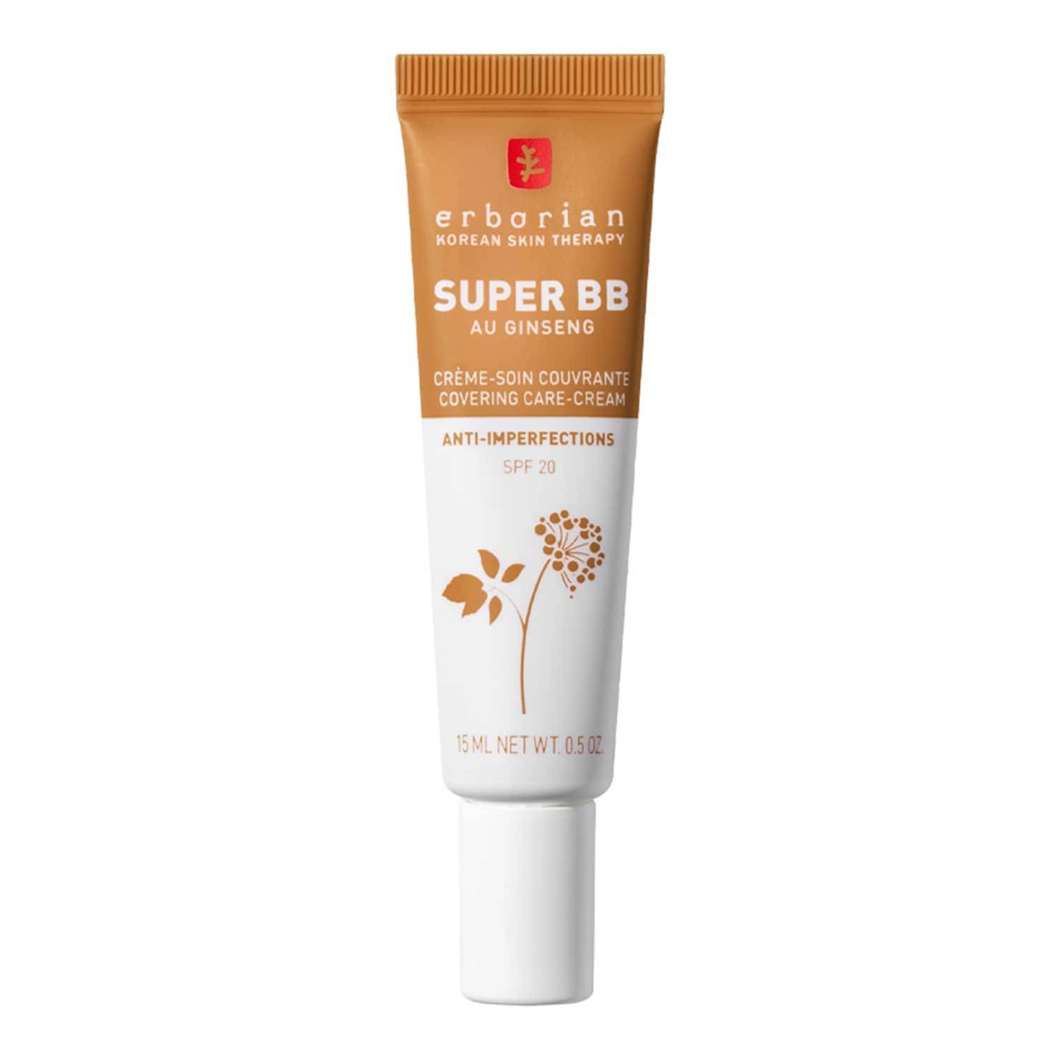 Erborian Super Bb Full Coverage Bb Cream For Acne Prone Skin Caramel 15Ml