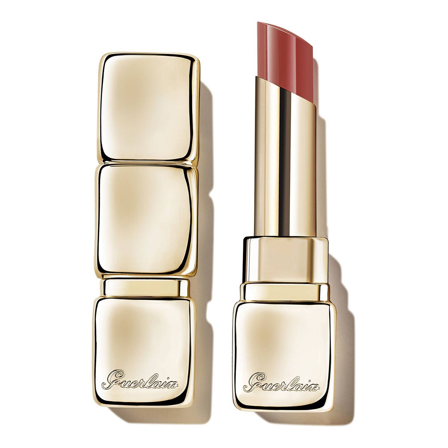 GUERLAIN KissKiss Shine Bloom 95% Naturally-Derived Ingredients Lipstick 3.2g 419 IRIS CRUSH