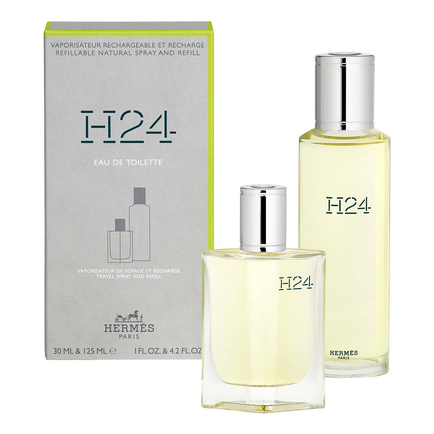 Hermes H24 Eau De Toilette Refillable Spray Bottle Refill 155Ml