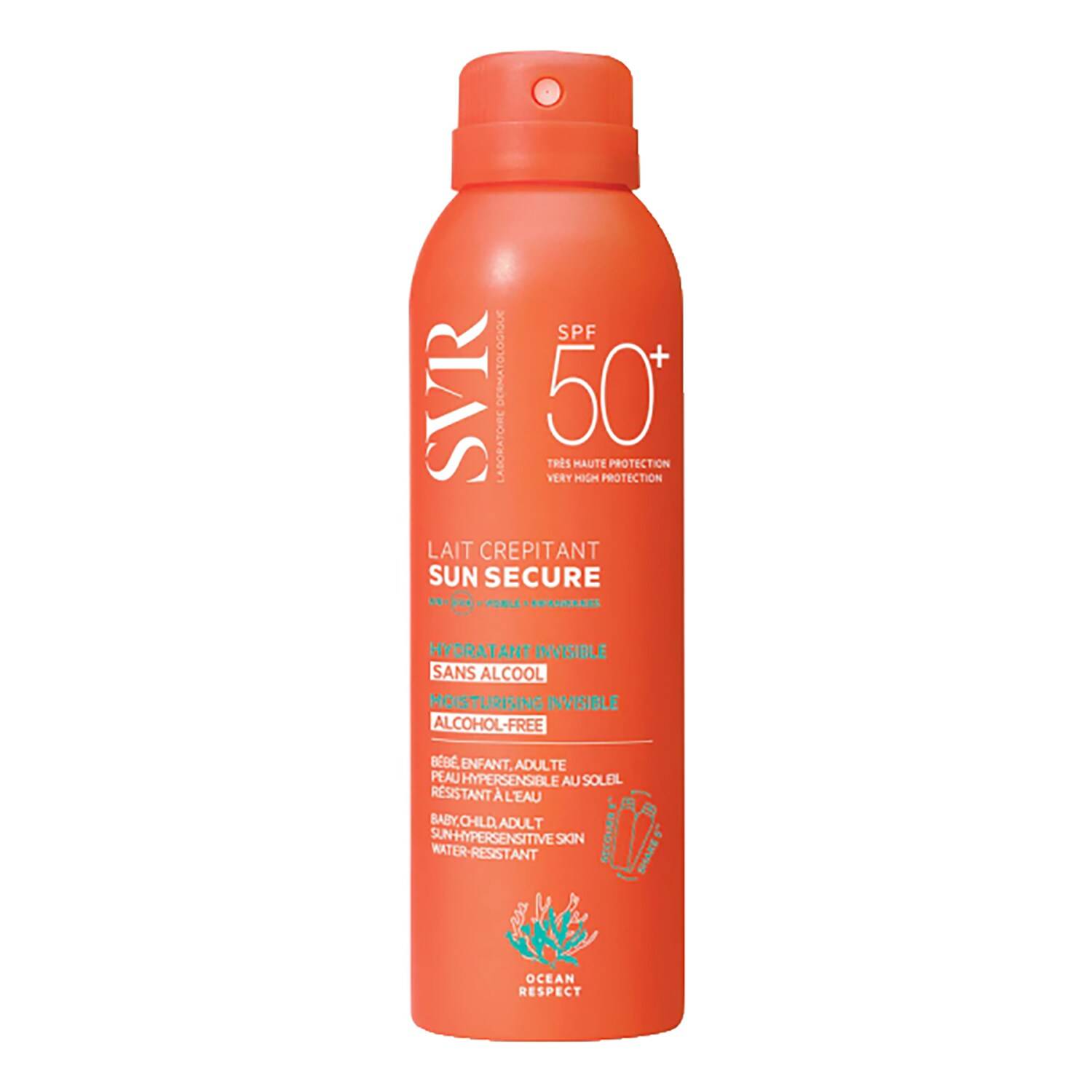 Svr Sun Secure Spf50+ Crackling Milk 200Ml