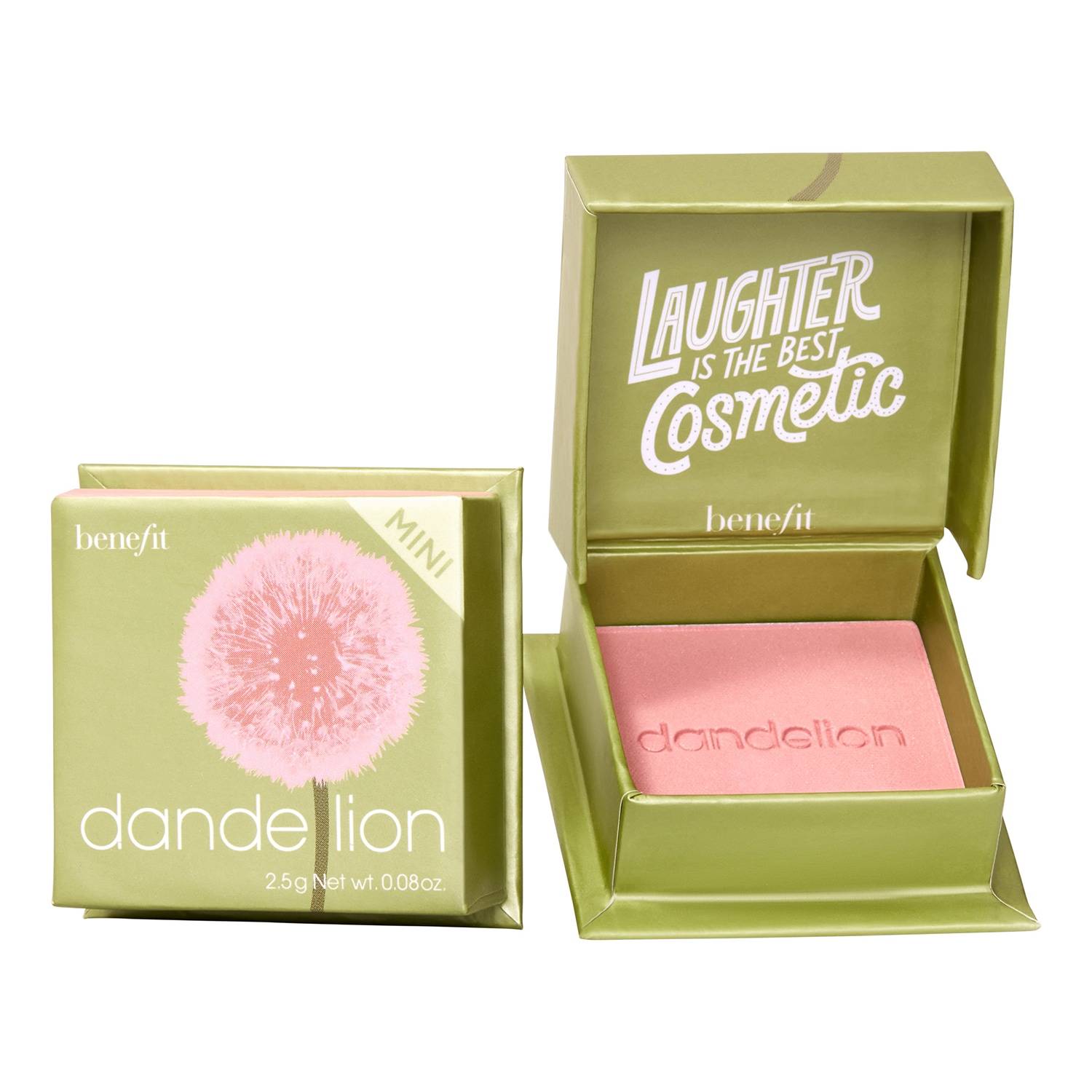 Benefit Wanderful World Blushes Baby-Pink Blusher & Brightening Finishing Face Powder Mini Dandelion 2.5G