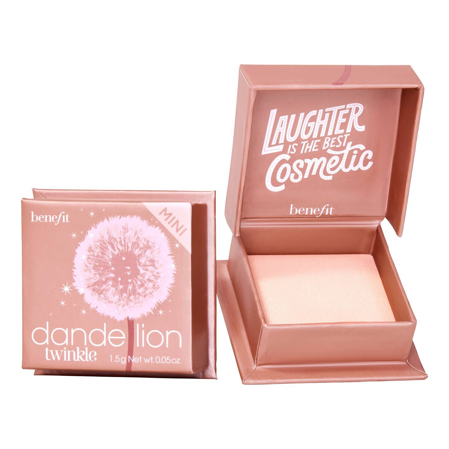 Benefit Dandelion Twinkle Soft Nude-Pink Powder Highlighter Mini 1.5G