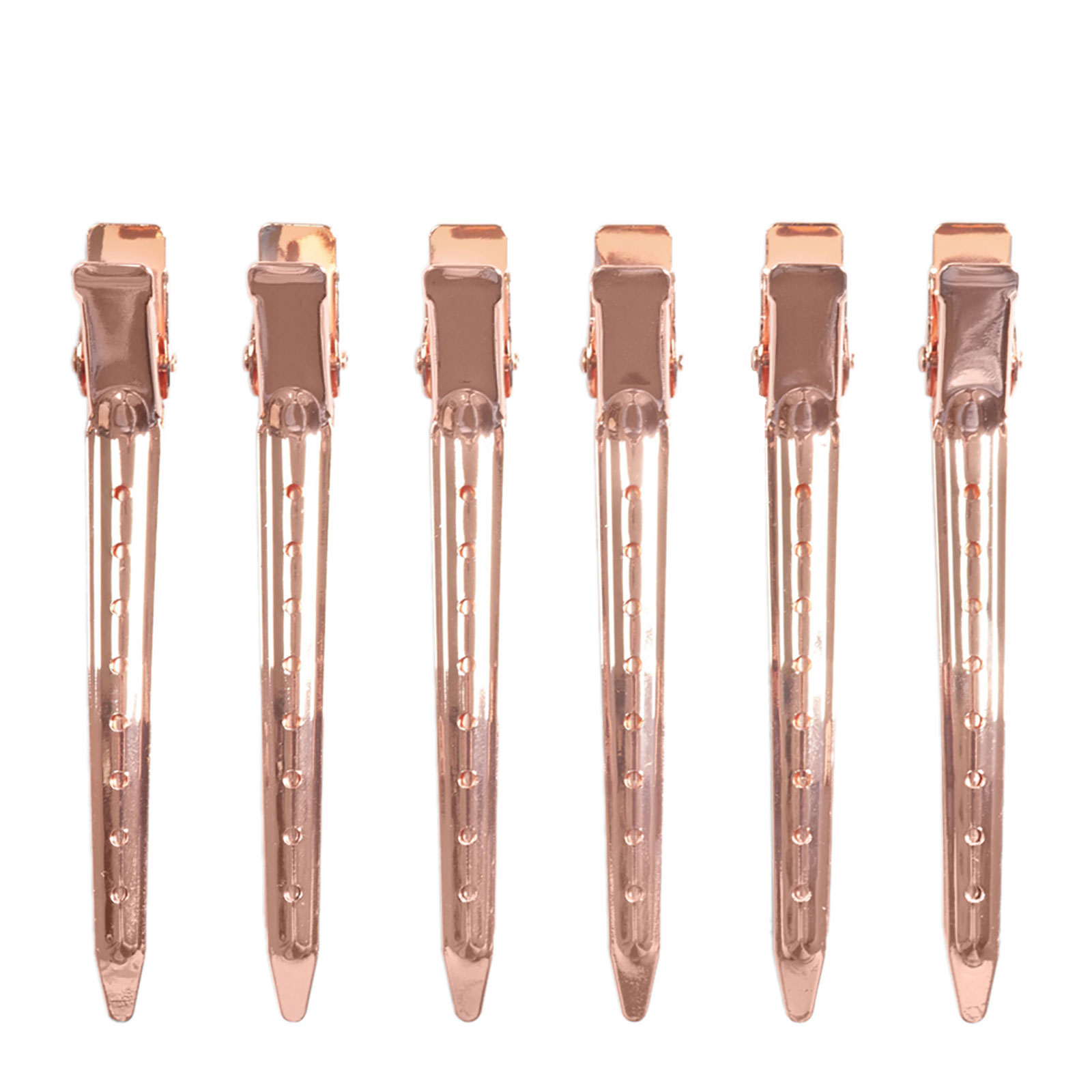 Kitsch Styling Hair Rose Gold Clips X 6