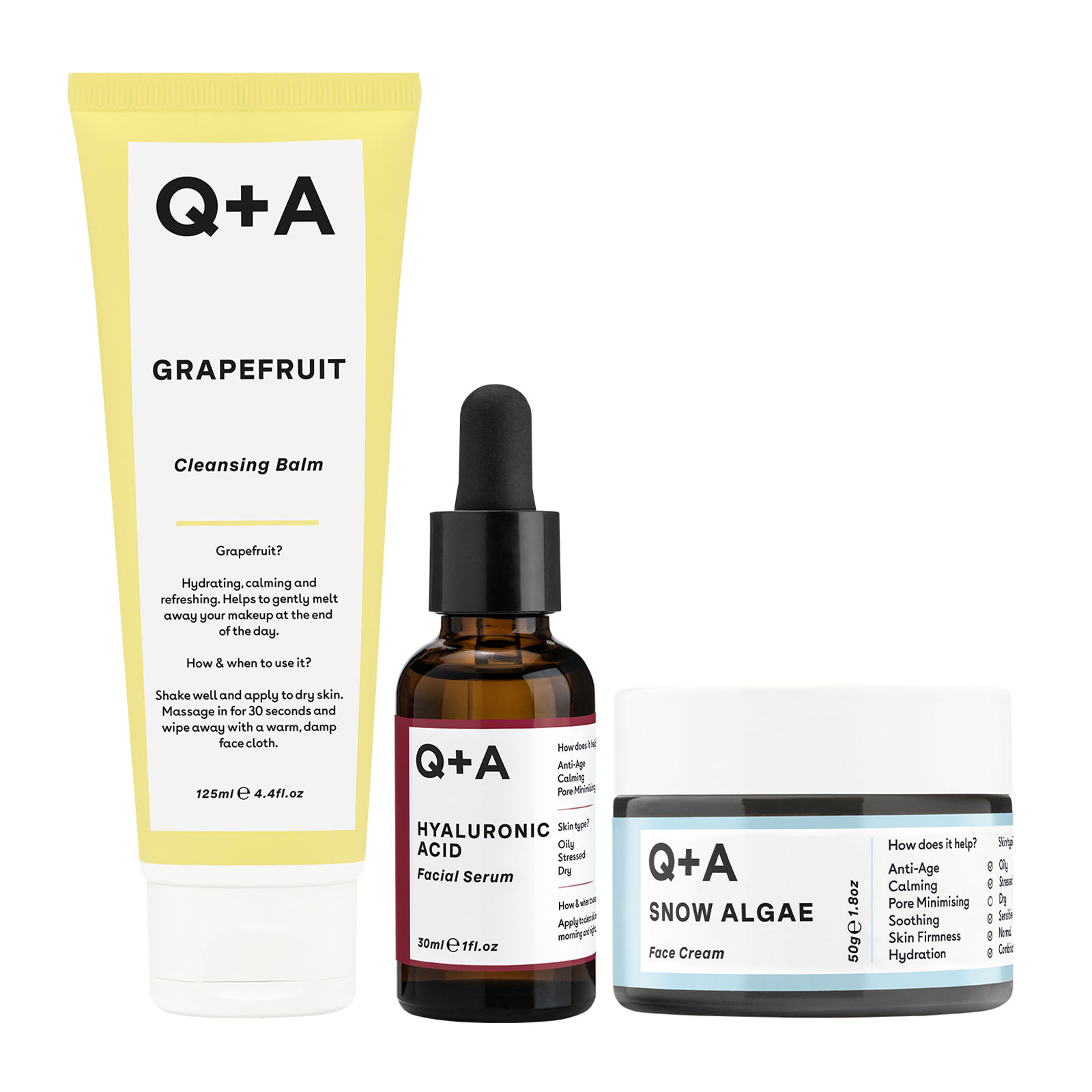 Q+A Hydrating Skincare Set