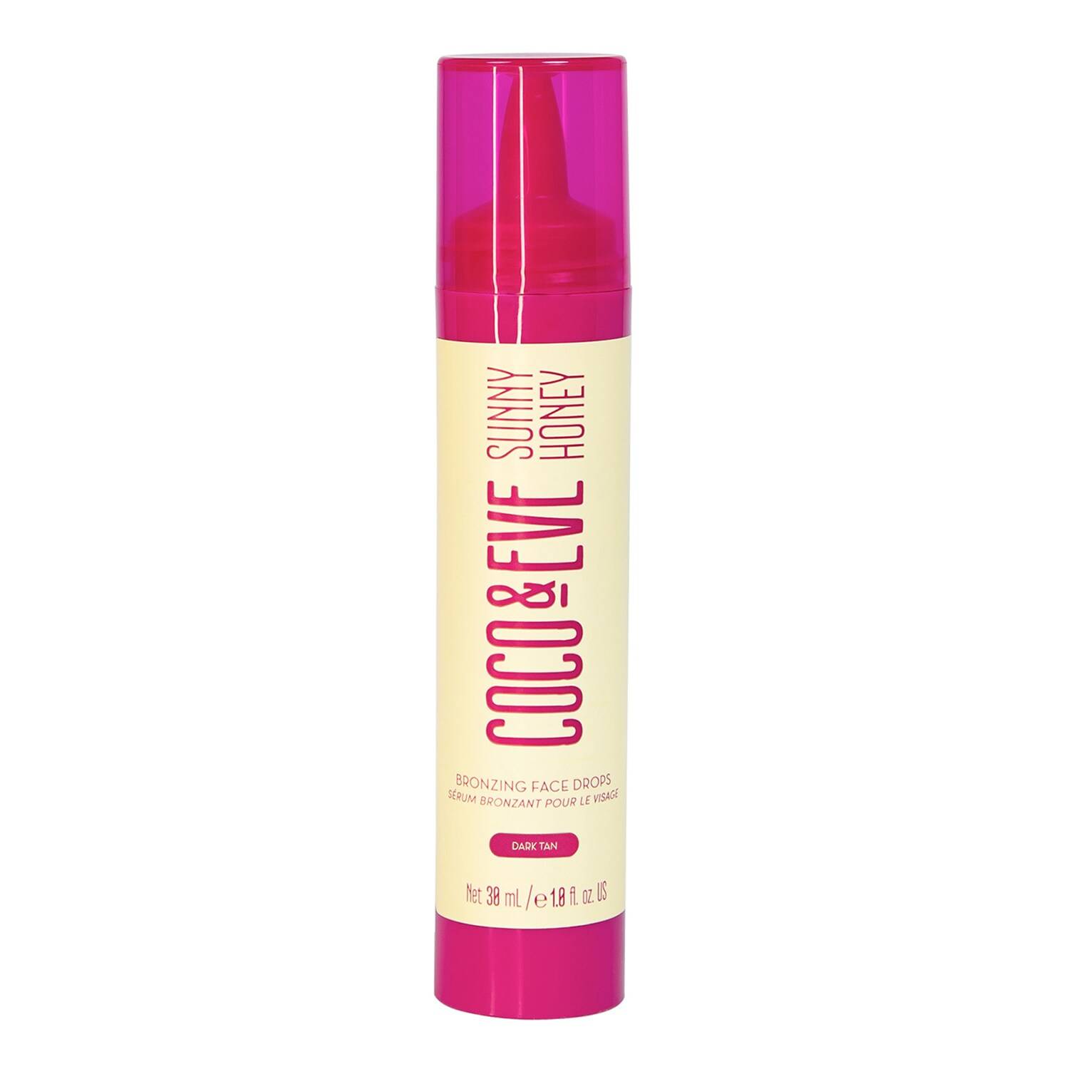 Coco & Eve Sunny Honey Bronzing Face Drops Dark 30Ml