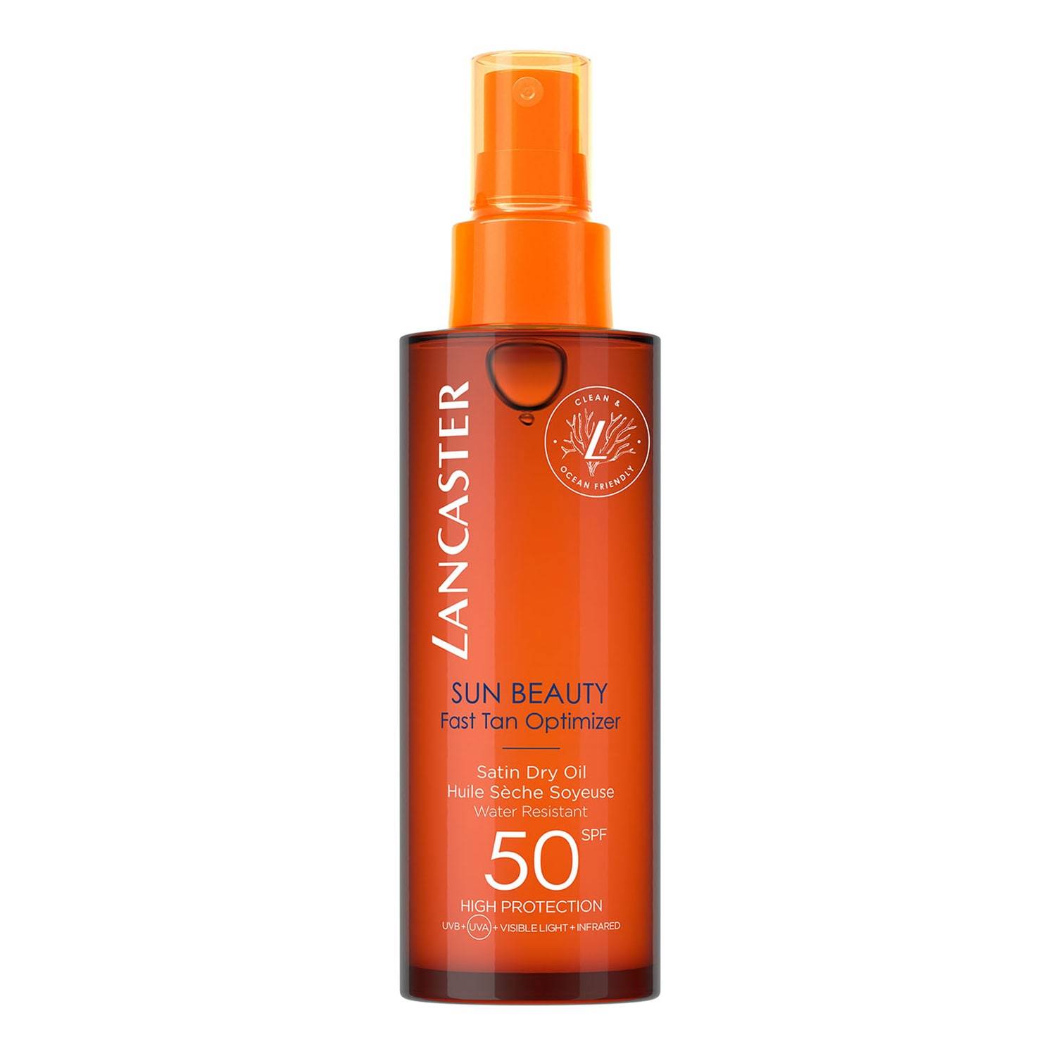 Lancaster Sun Fast Tan Optimizer Satin Dry Oil Spf50 150Ml