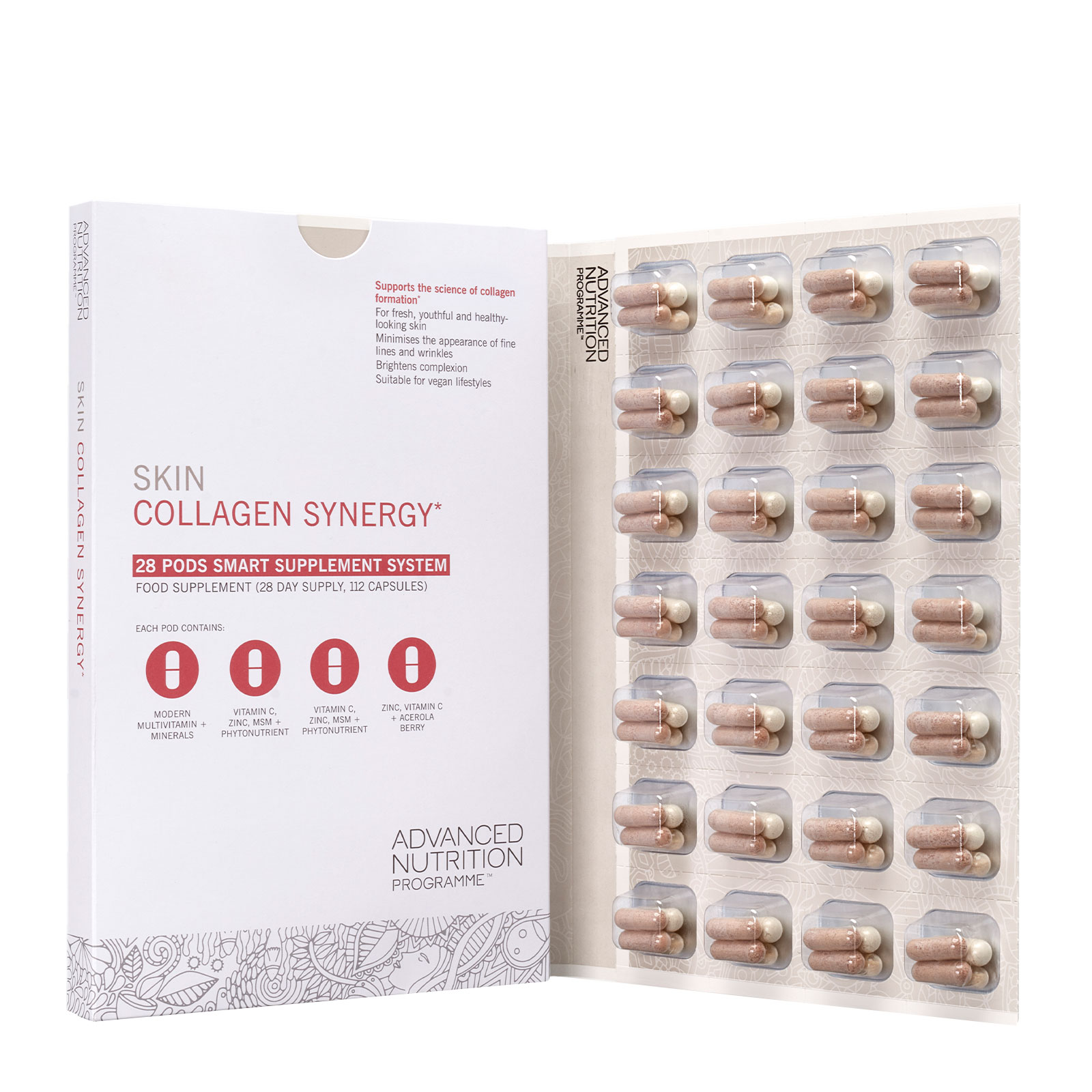 Advanced Nutrition Programme Skin Collagen Synergy X 112 Capsules