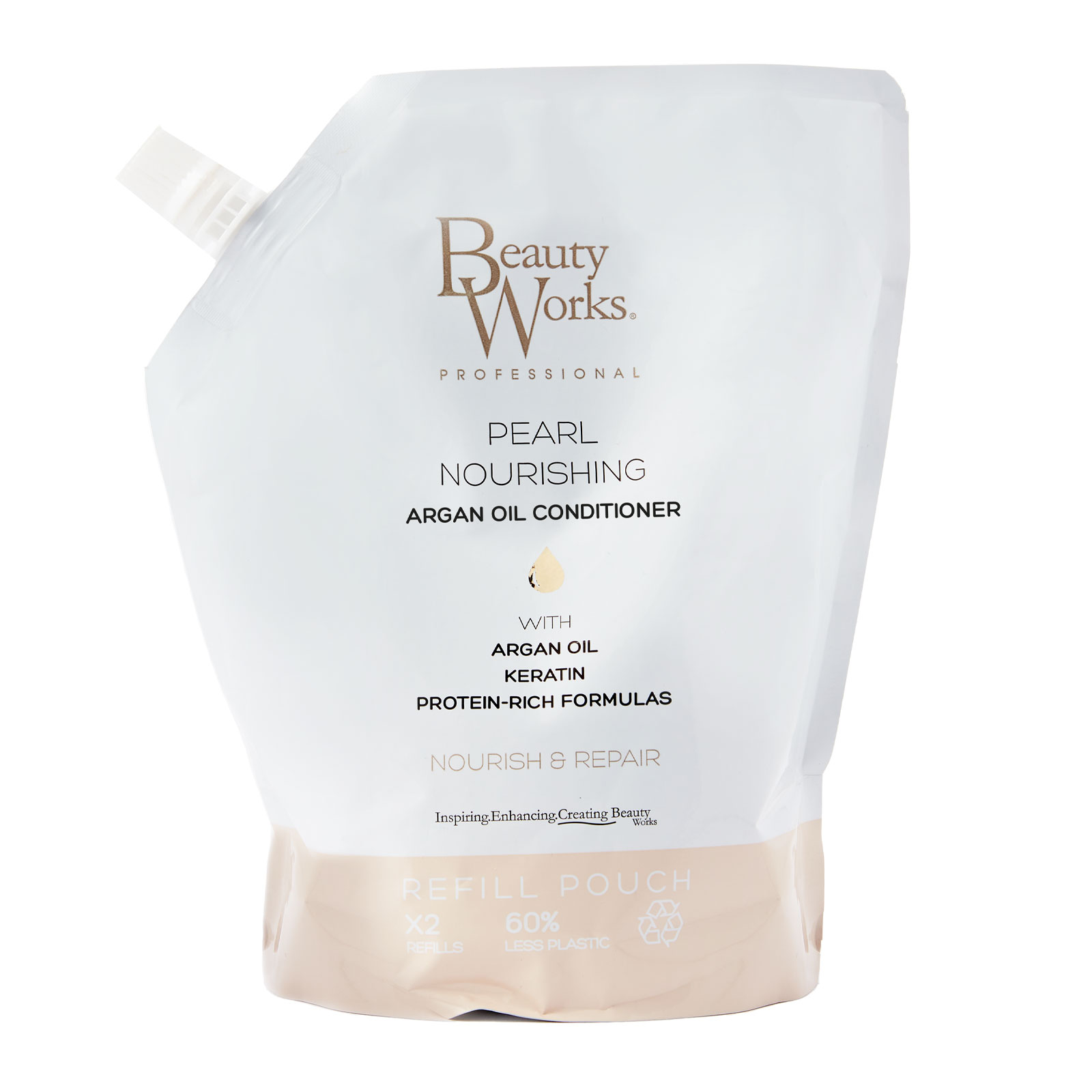 Beauty Works Pearl Nourishing Conditioner Refill Pouch 500Ml