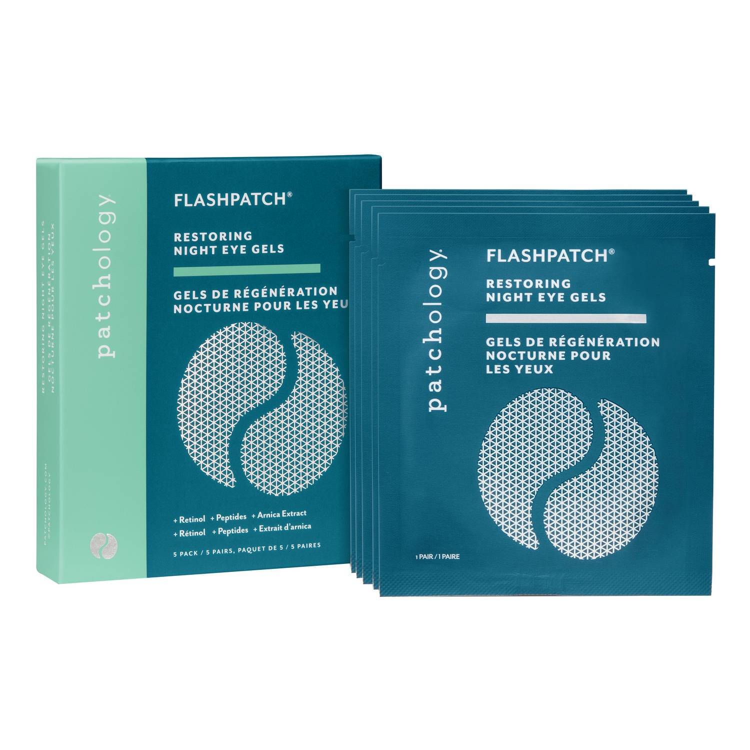 Patchology Flashpatch Restoring Night Eye Gels - Travel Size Flashpatch Restoring Night Eye Gels