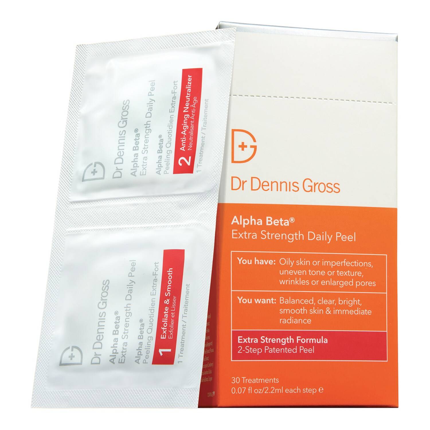 Dr Dennis Gross Alpha Beta Peel Extra Strength Daily Peel 30 Applications