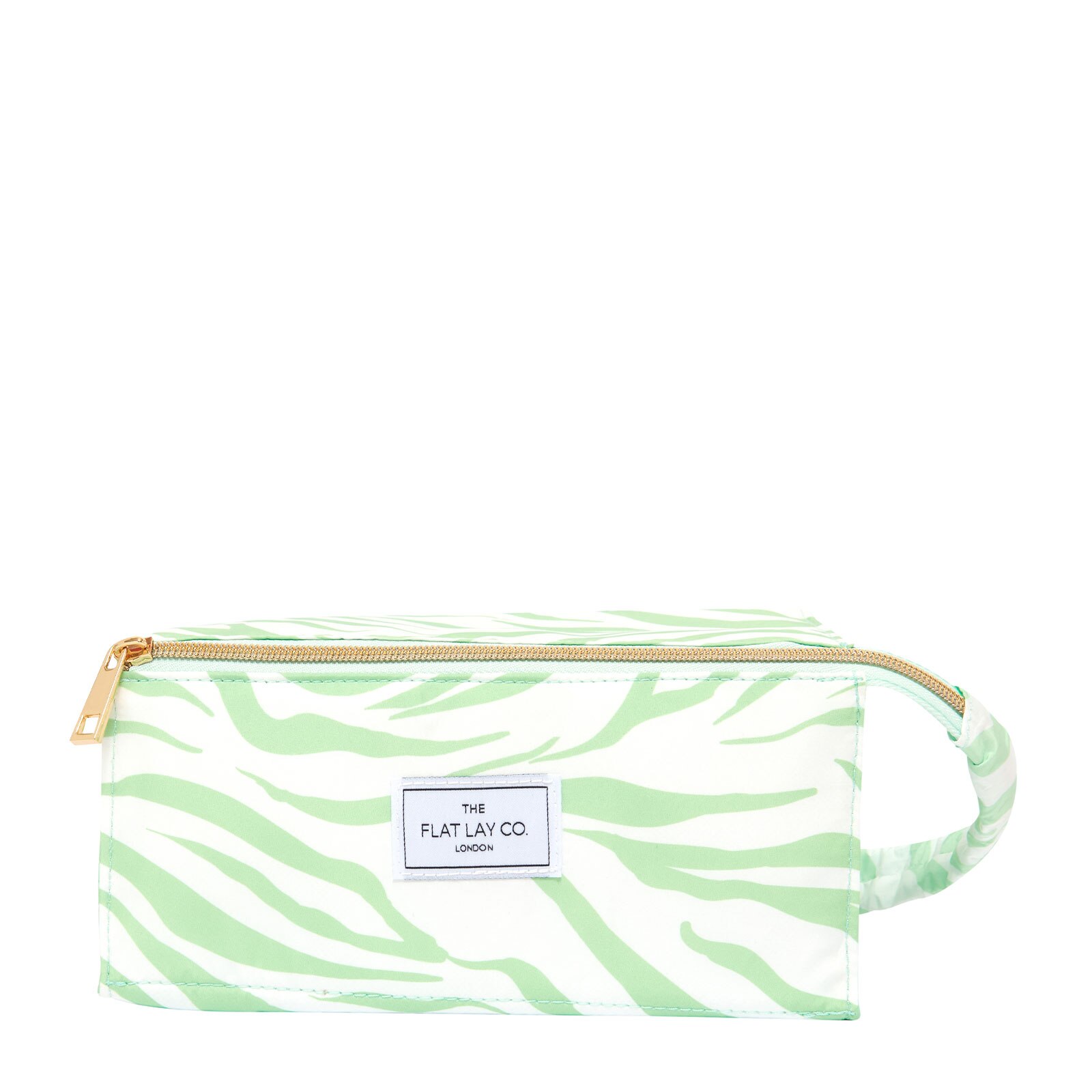 The Flat Lay Co. Open Flat Box Bag in Green Zebra - Sephora Exclusive