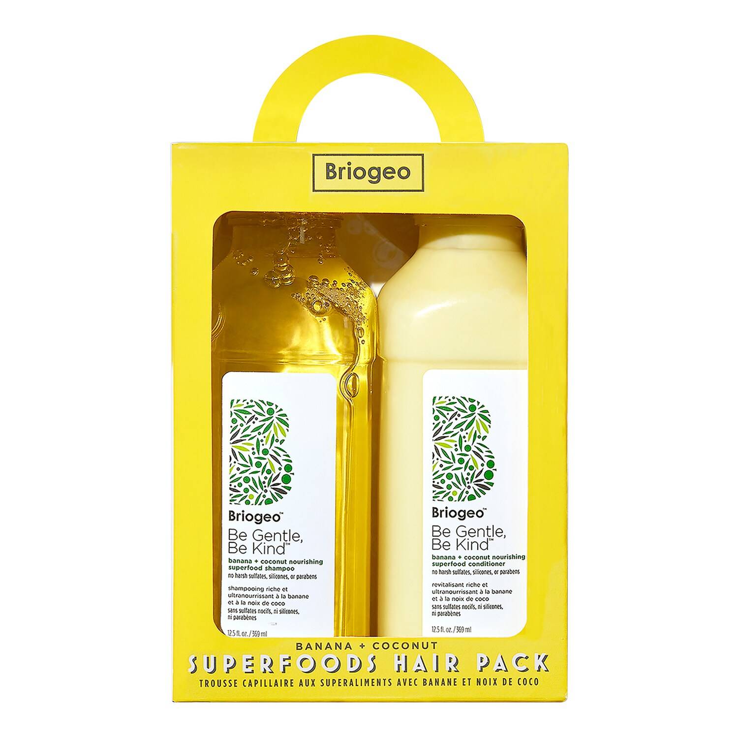 Briogeo Superfoods Banana + Coconut Nourishing Shampoo + Conditioner Duo For Dry Hair
