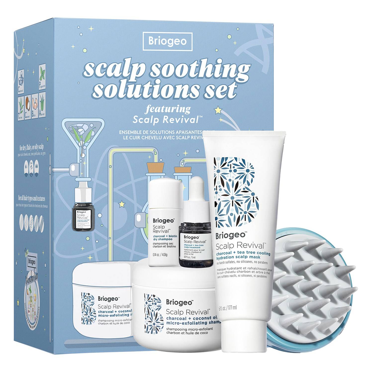 Briogeo Scalp Revival Soothing Solutions Value Set For Oily, Itchy + Dry Scalp