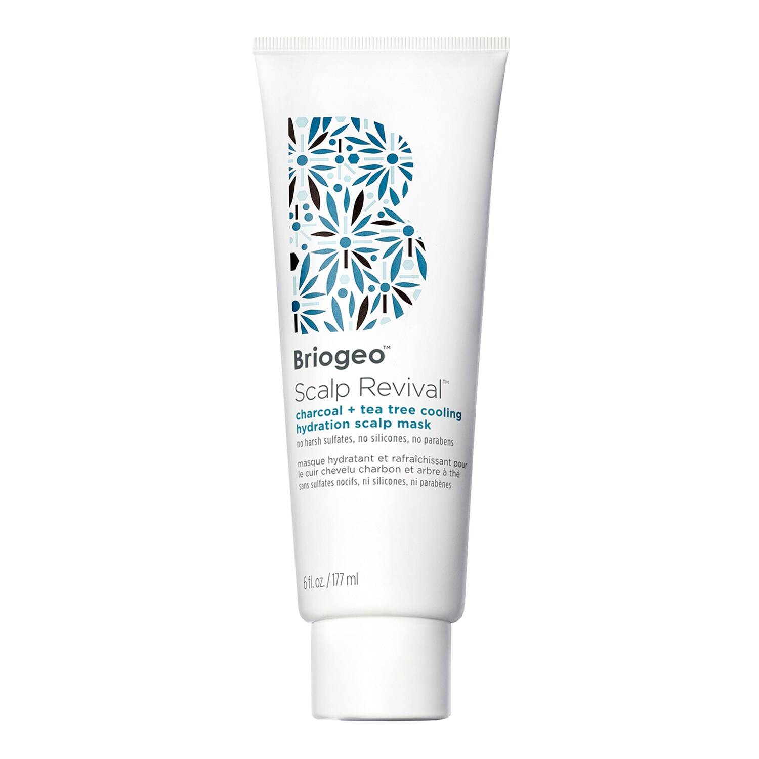Briogeo Scalp Revival Charcoal + Tea Tree Cooling Hydration Mask For Dry, Itchy Scalp 177Ml