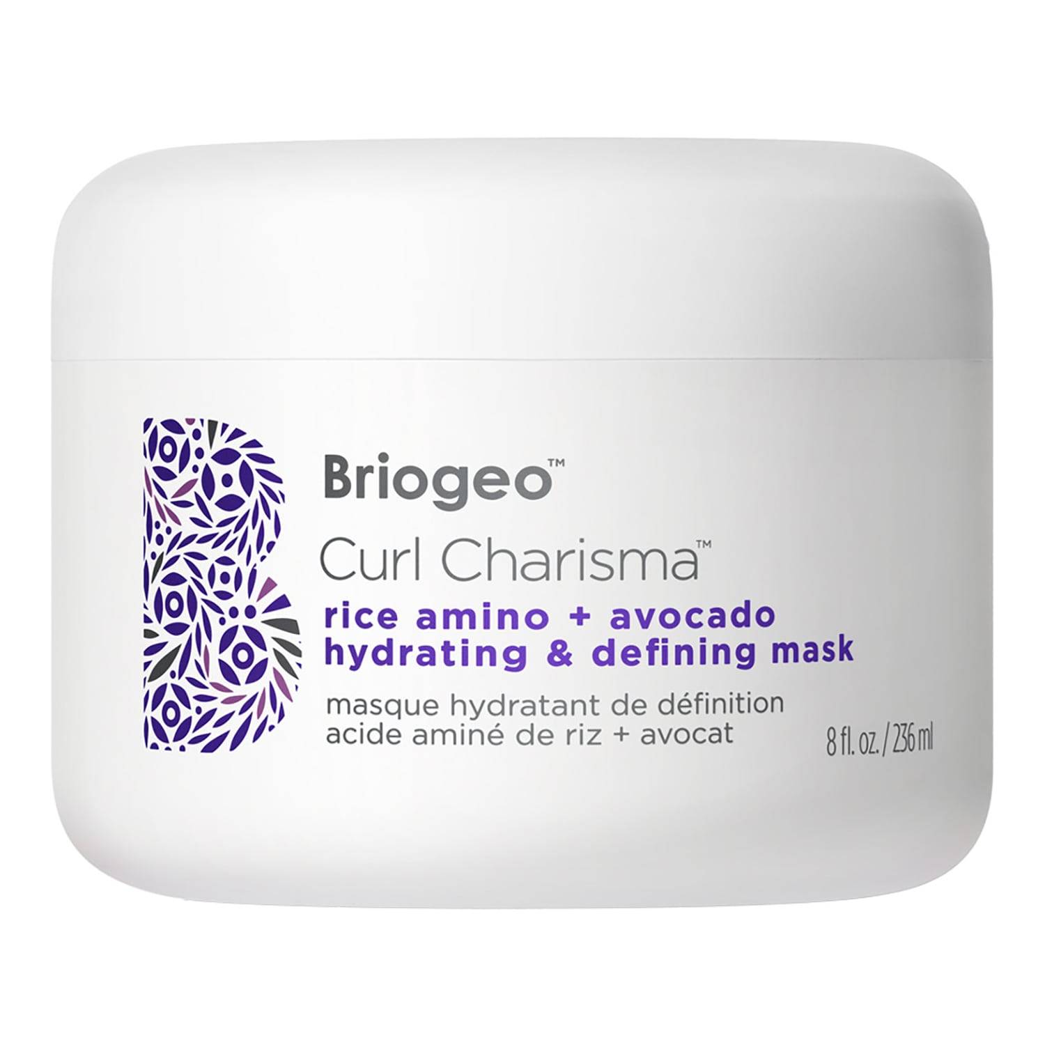Briogeo Curl Charisma Rice Amino + Avocado Hydrating & Defining Mask 236Ml