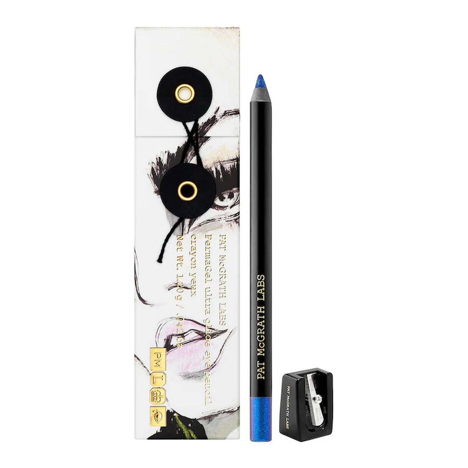 Pat Mcgrath Labs Permagel Ultra - Eye Pencil 12G Permagel Ultra Labs Eye Pencil Blitz Blu