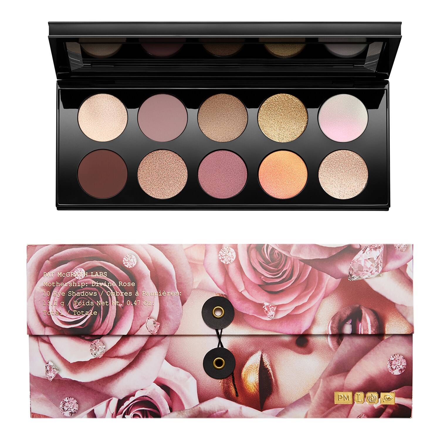 Pat Mcgrath Labs Mothership Vii Divine Rose - Eyeshadow Palette Divine Rose (10 X 1.,32 G)