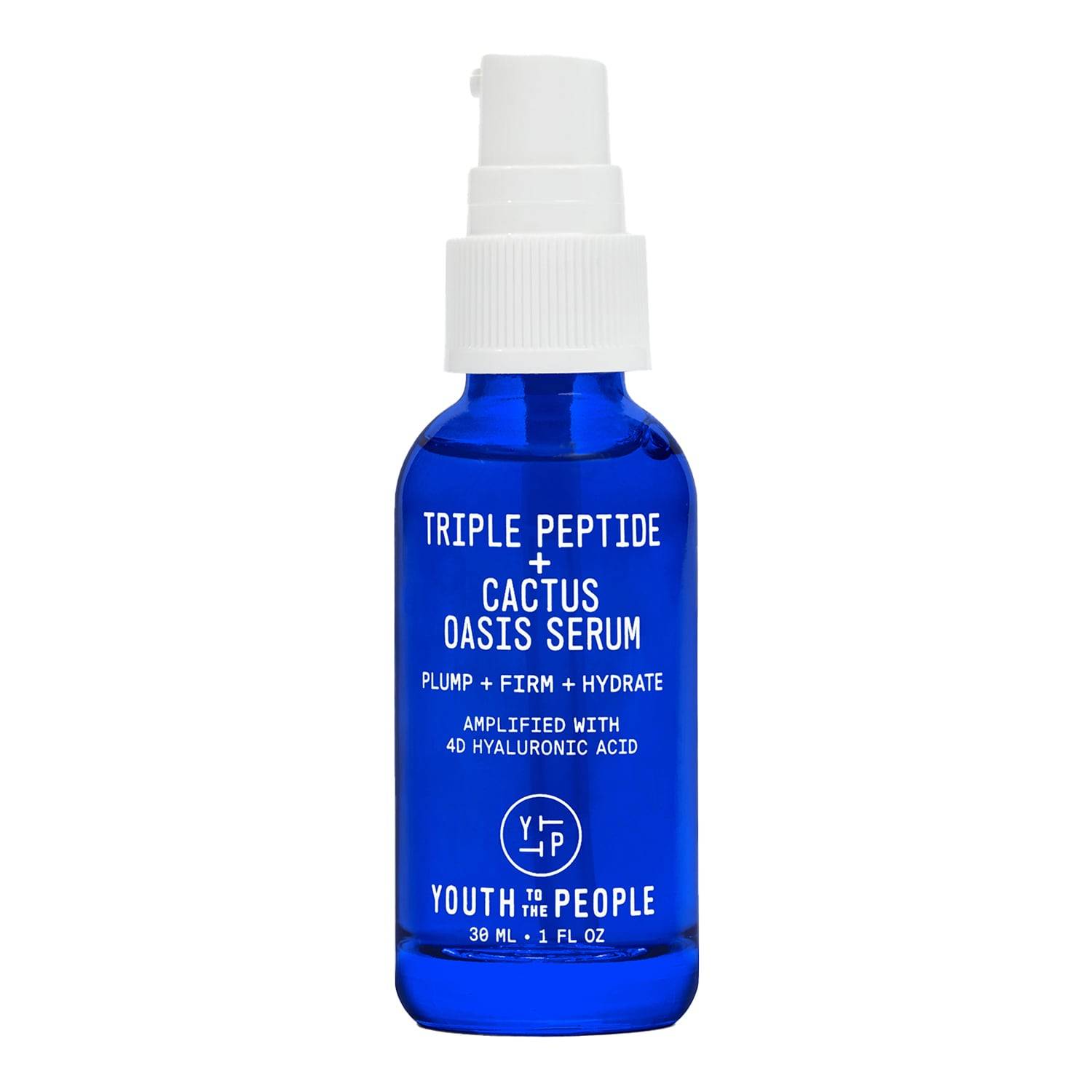 Youth To The People Triple Peptide + Cactus Oasis Serum - Hydrating Face And Neck Serum 30 Ml