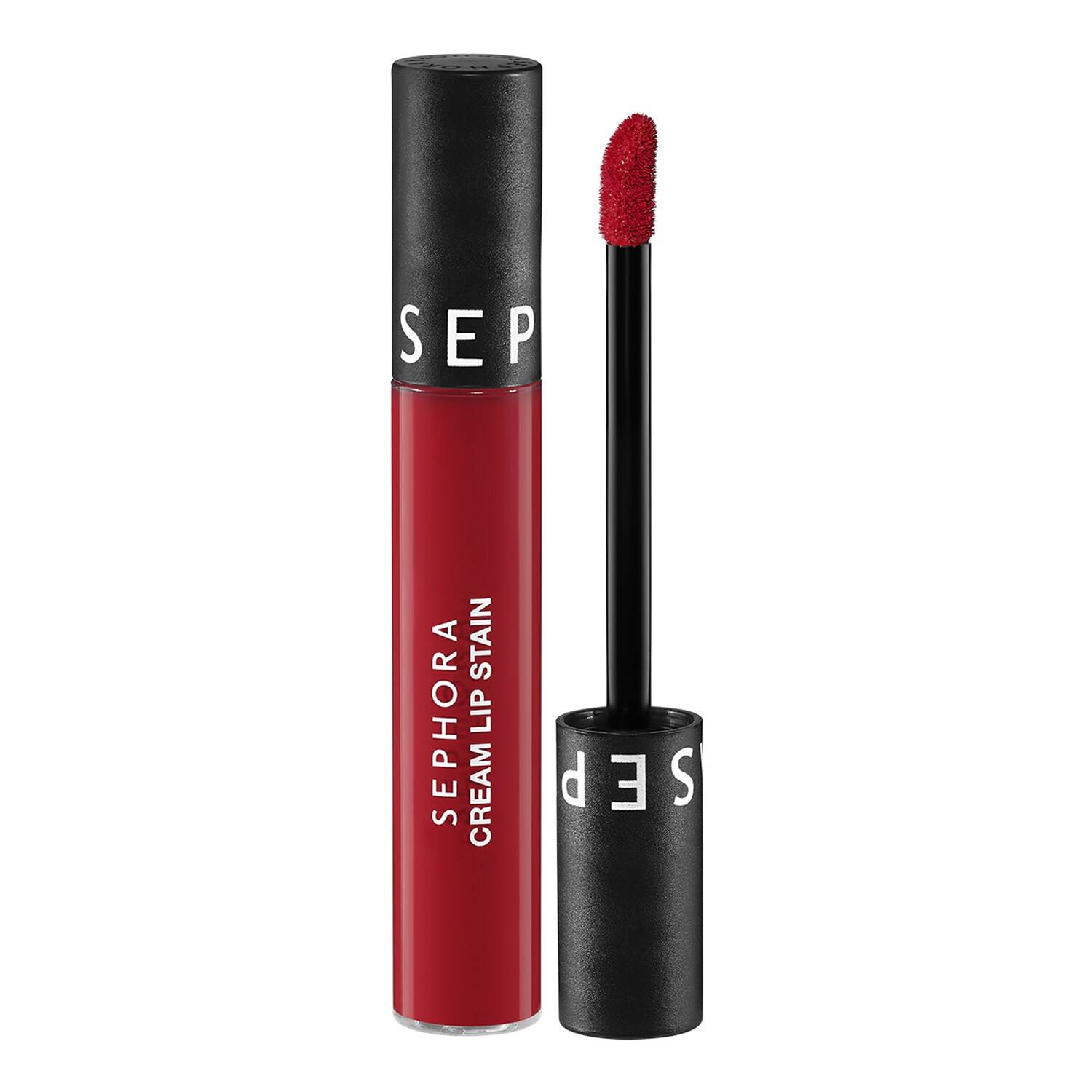 Sephora Collection Cream Lip Stain Matte Liquid Lipstick 5Ml 128 Fancy Raspberry