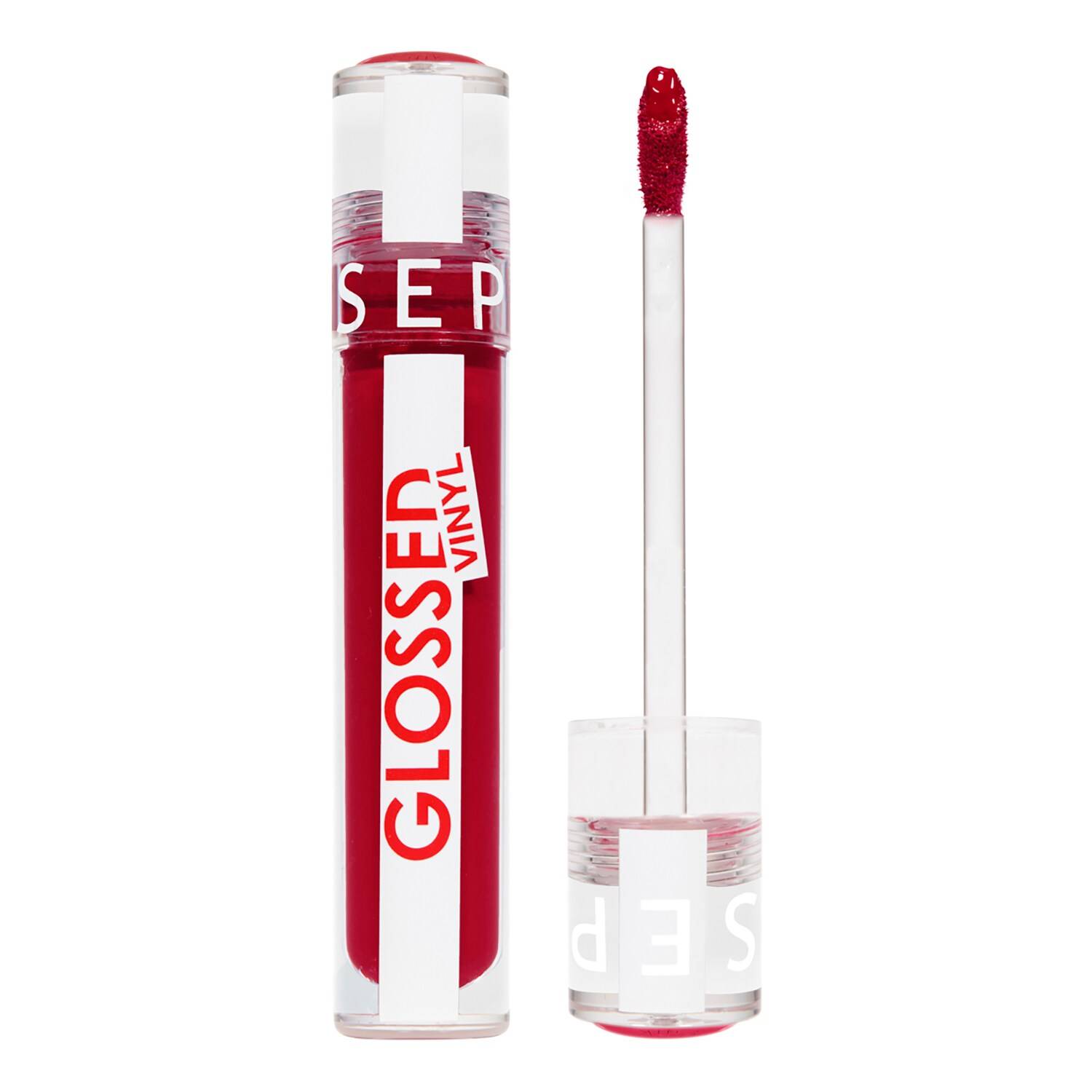 Sephora Collection Glossed Vinyl Intense Lip Lacquer 5Ml 06 All-Rowerful Red - Bright Red