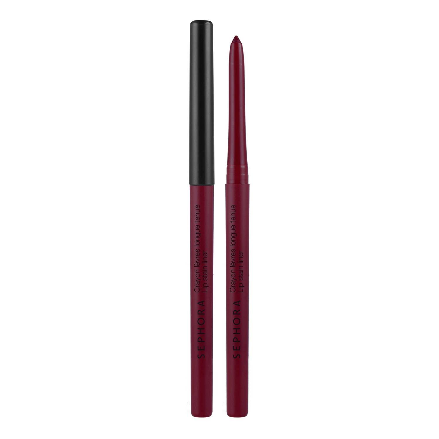 Sephora Collection Lip Stain Liner - Long-Wear Lip Pencil 99 Purple Red