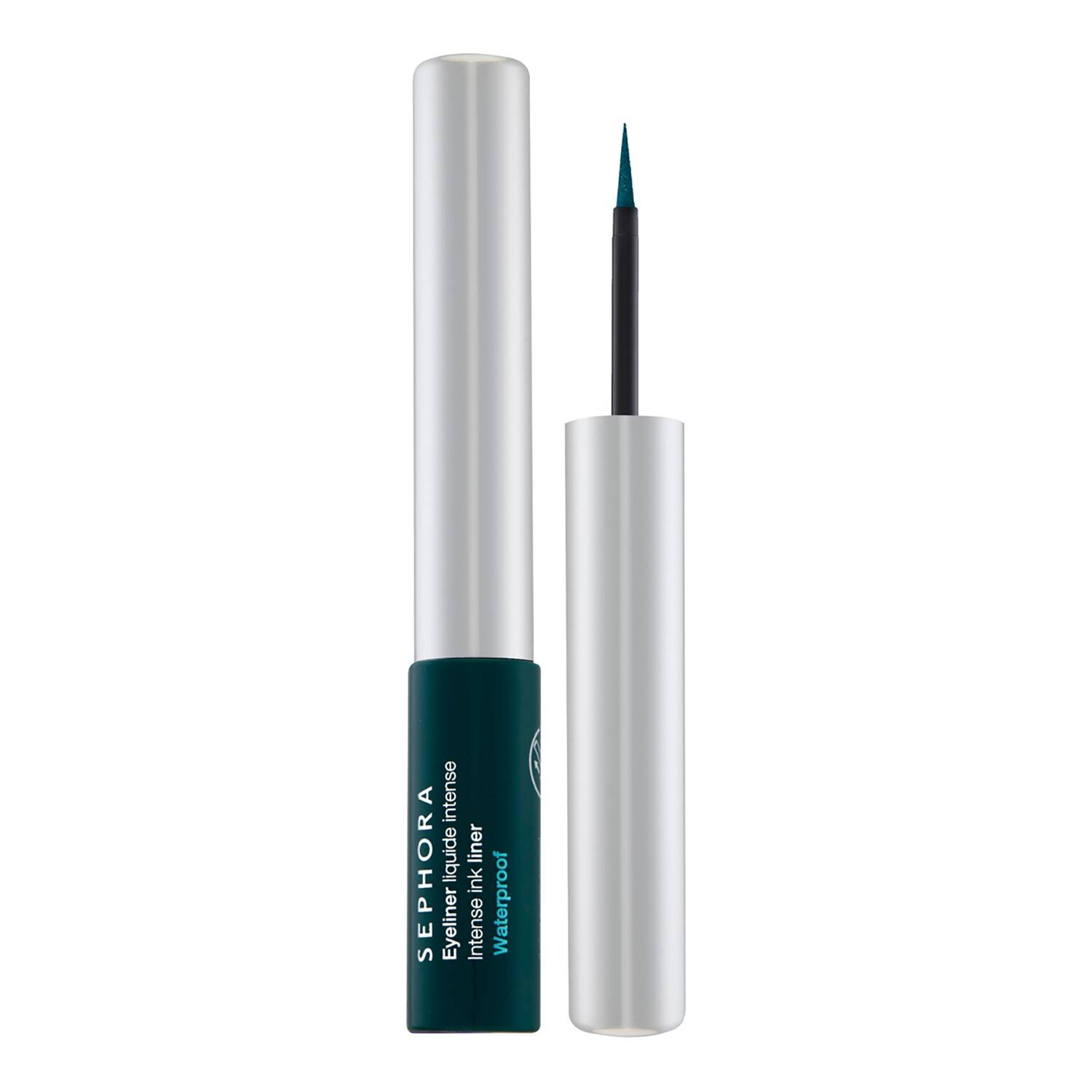 Sephora Collection Intense Ink Waterproof Liquid Eyeliner 06 - Satin Forest Green (2.8Ml)