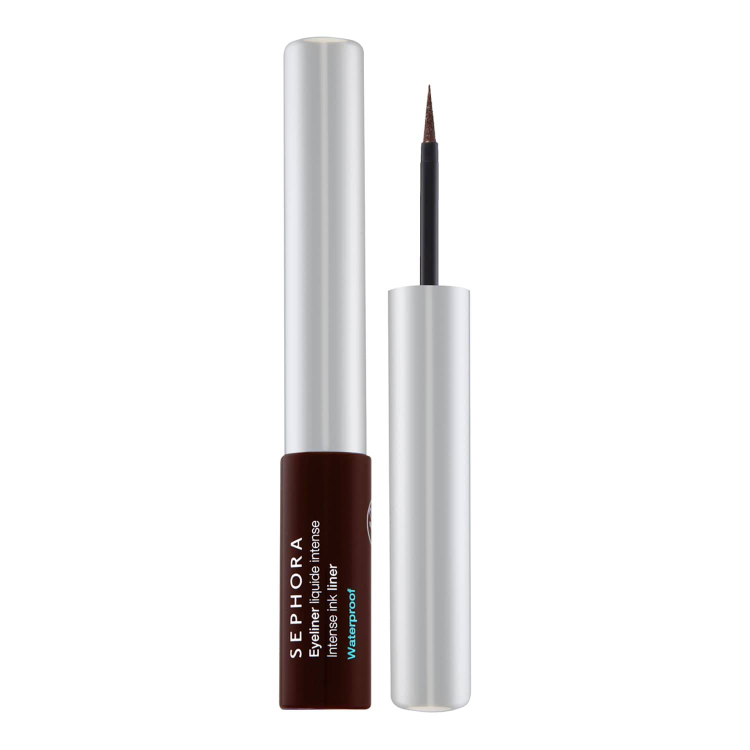 Sephora Collection Intense Ink Waterproof Liquid Eyeliner 02 - Satin Chocolate Brown (2.8Ml)