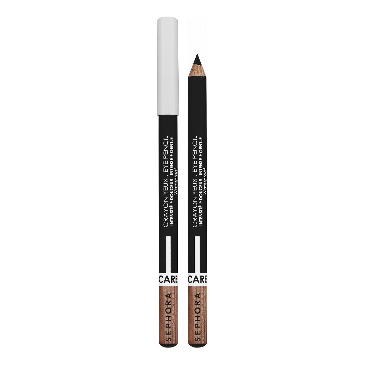 Sephora Collection Eye Pencil - Intense + Gentle - Vegan Waterproof Eye Pencil 01 Fresh Licorice (1,05 G)
