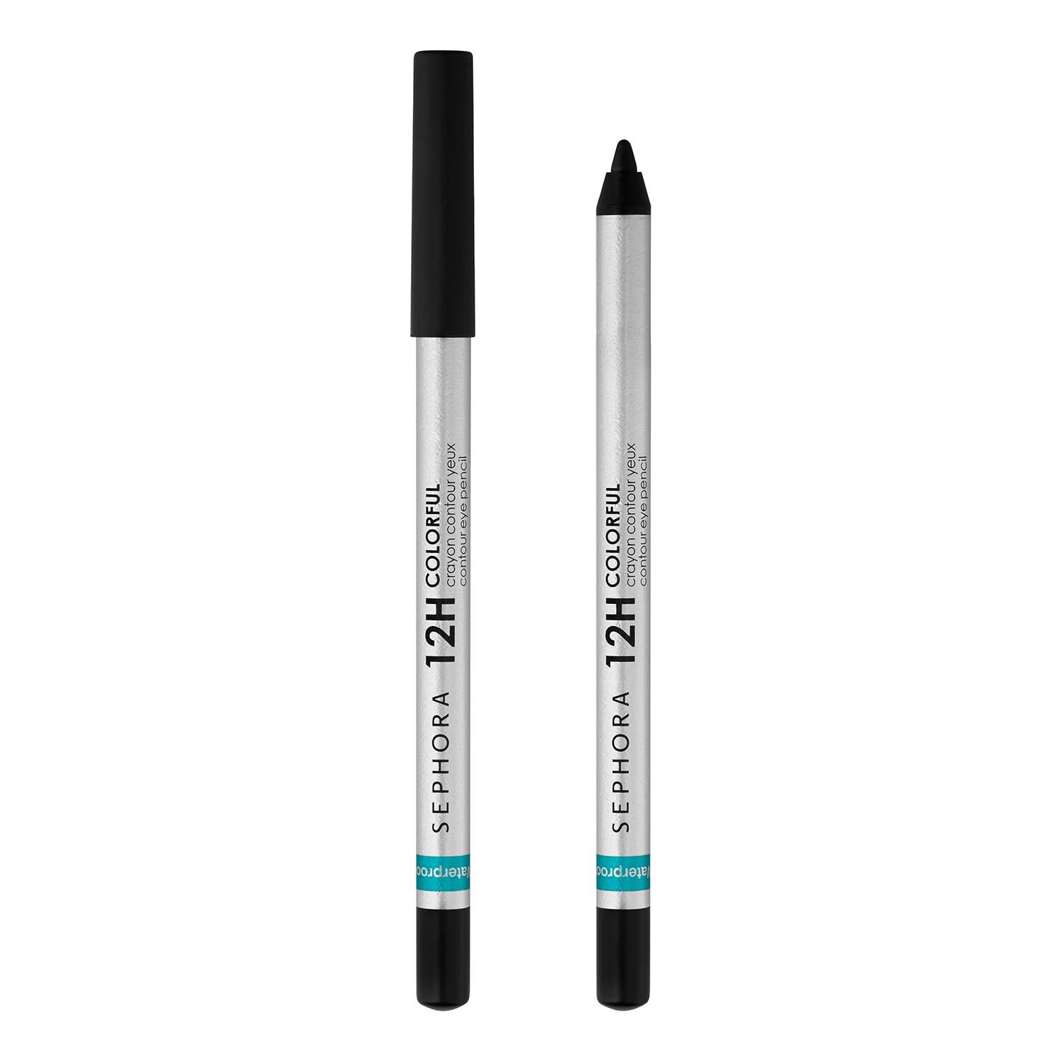 Sephora Collection 12H Coloful Contour Eye Pencil 1G 01 Black Lace - Matte