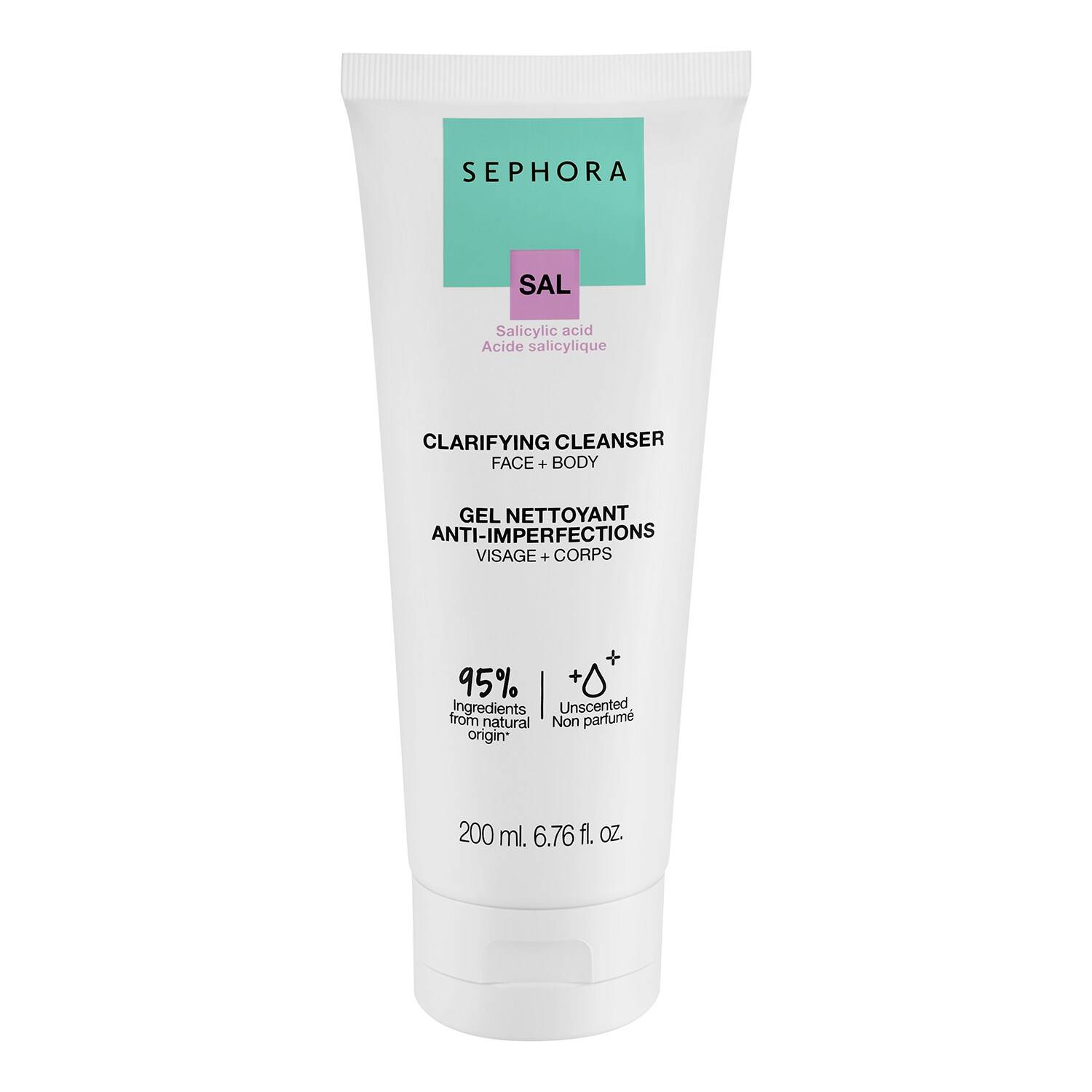 Sephora Collection Clarifying Face & Body Cleanser - Face + Body Cleanser 200 Ml
