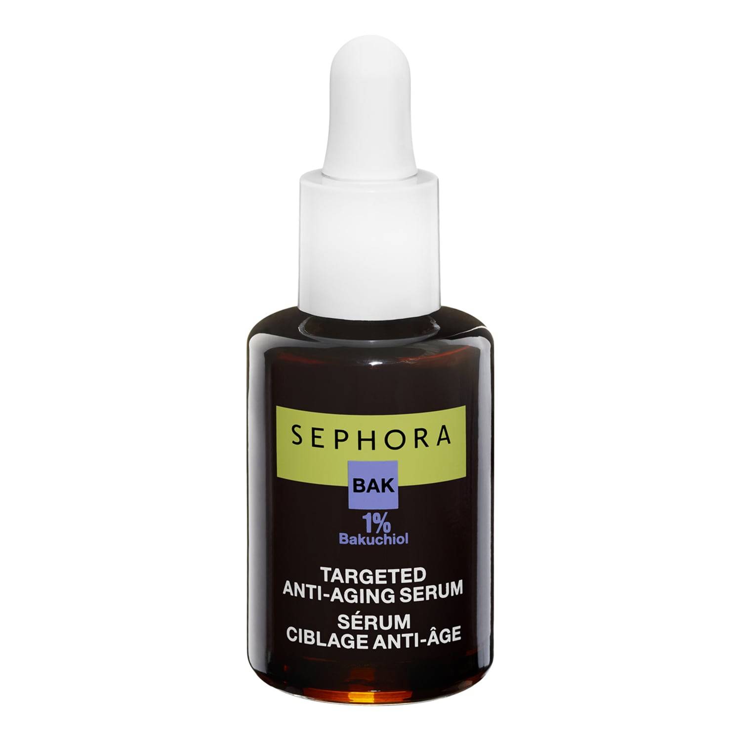 Sephora Collection Targeted Anti-Aging Serum - Face & Neck Serum With 1% Bakuchiol & Vitamin E 30 Ml