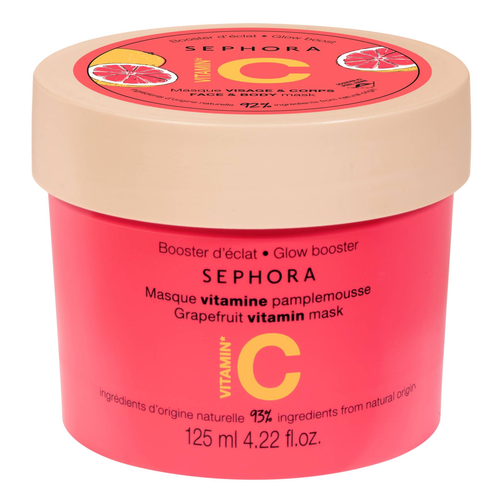 Sephora Collection Vitamin E Face & Body Mask - Glow Booster 125Ml