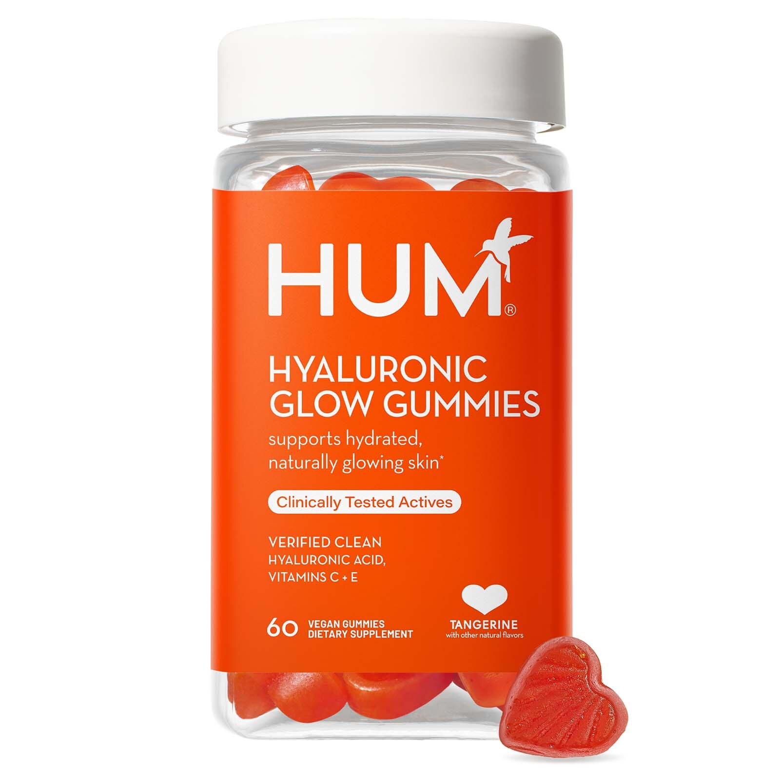 HUM Nutrition Glow Sweet Glow Skin Supplement (60 gummies, 30 days)