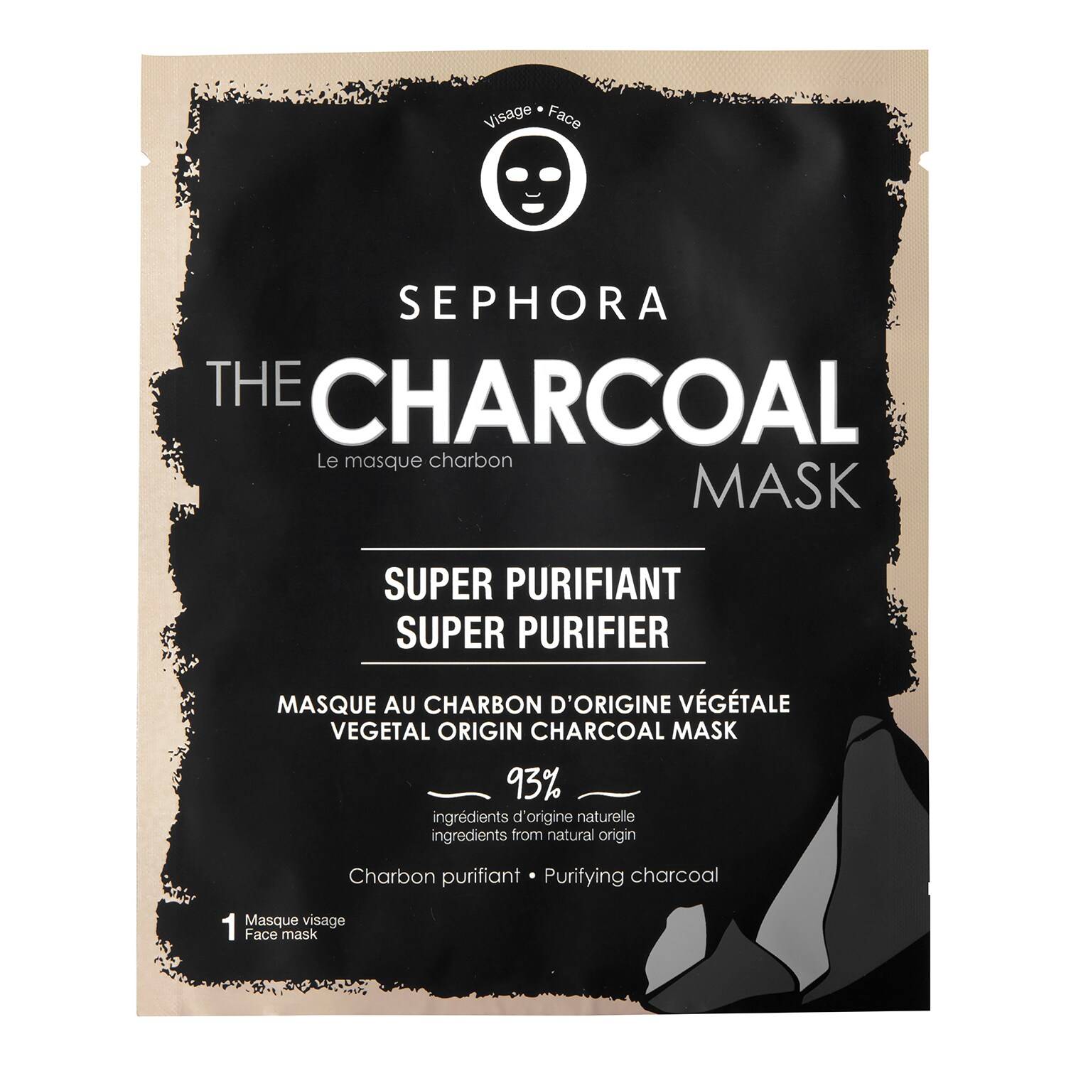 Sephora Collection The Charcoal Mask - Super Purifier Le Masque Charbon (1 Pc)