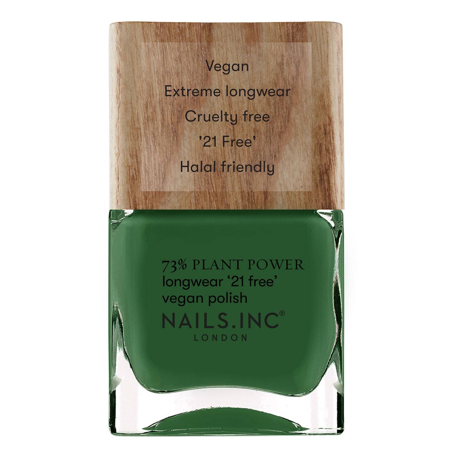 Nails.Inc 73% Plant Power Wipe The Slate Green