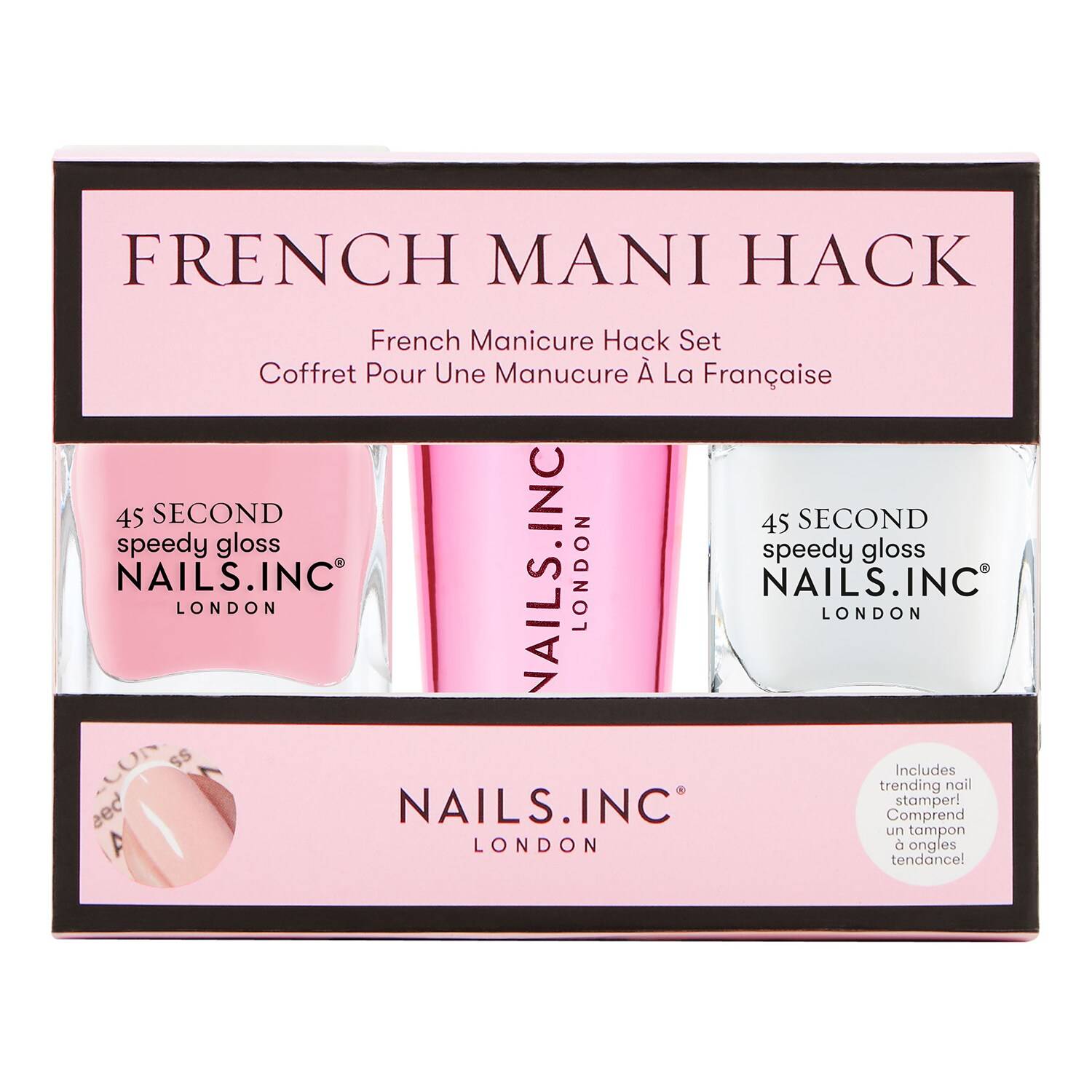 Nails.Inc French Mani Hack Nail Polish Duo