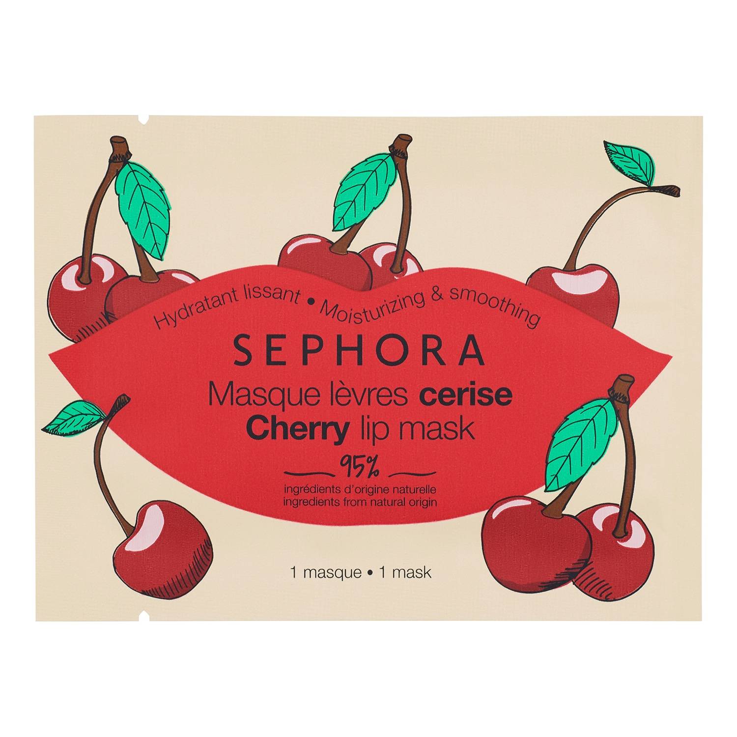 Sephora Collection Moisturizing & Smoothing Cherry Lip Mask X 1