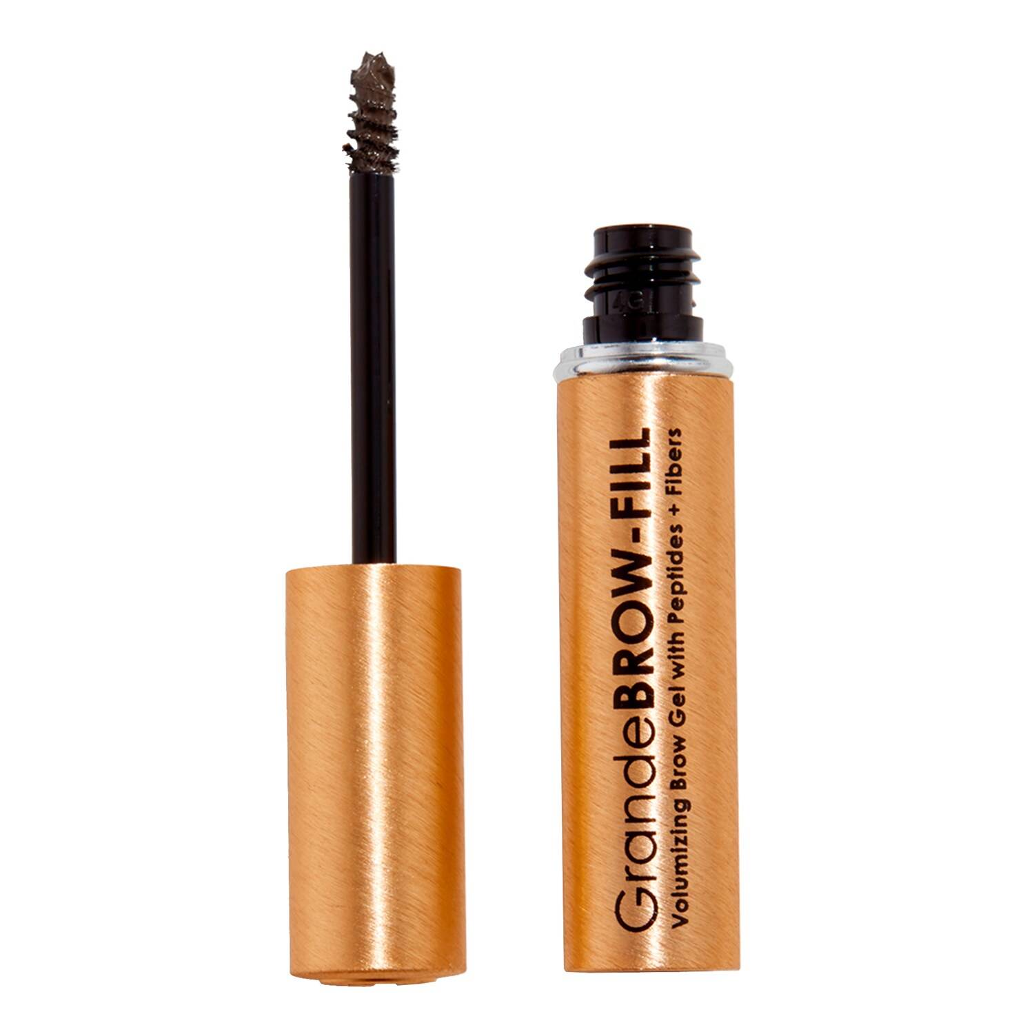 Grande Cosmetics GrandeBROW-FILL Volumizing Brow Gel with Fibers & Peptides 4g Ebony