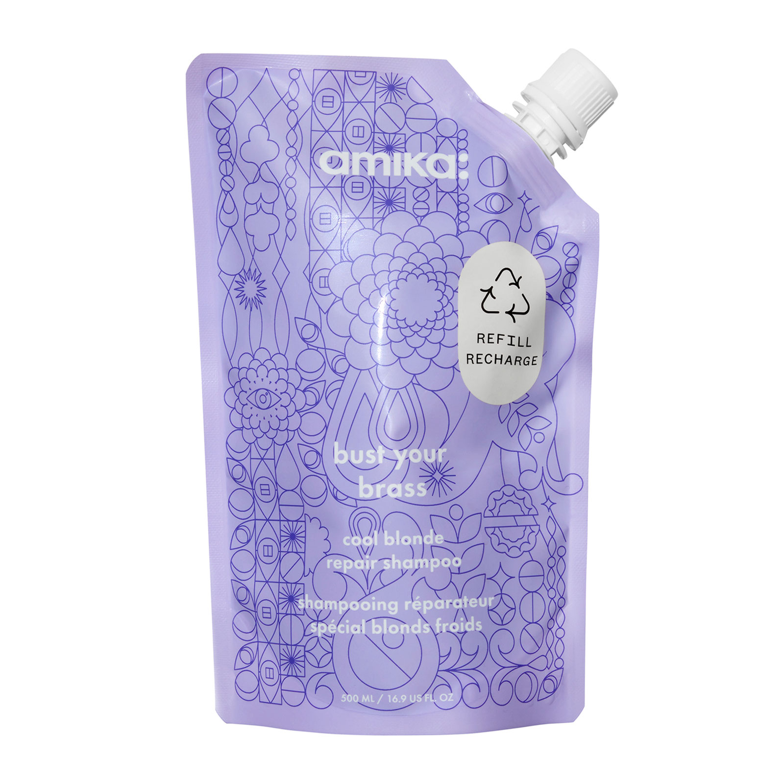 Amika Bust Your Brass Repair Shampoo 500Ml