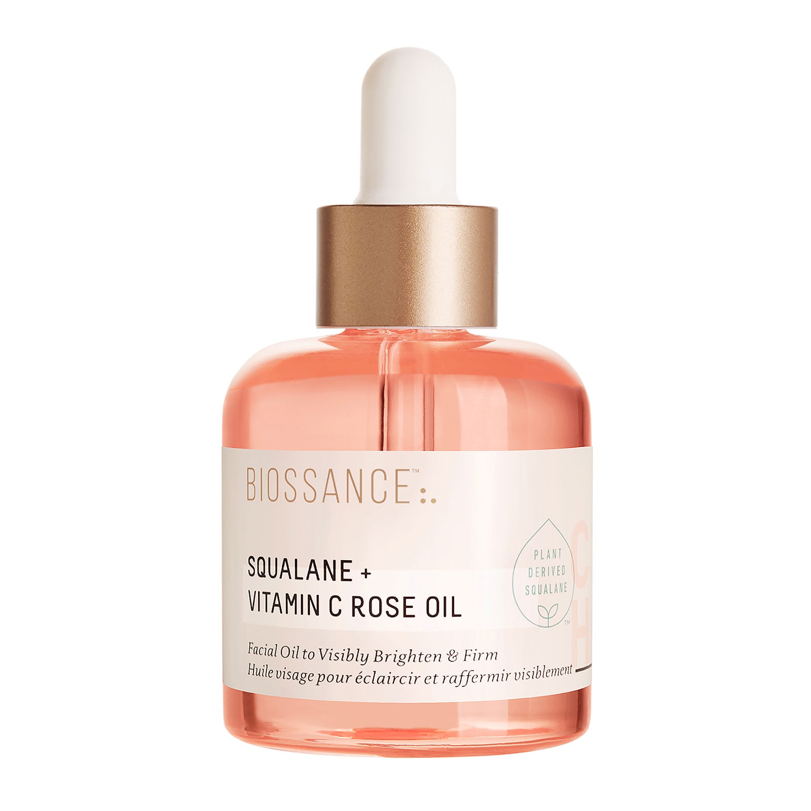 Biossance Squalane + Vitamin C Rose Oil Pink 30Ml