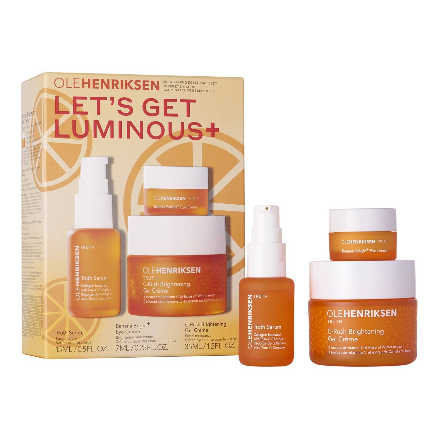 Ole Henriksen Let's Get Luminous Brightening Vitamin C Essentials Set (Clean 2022)