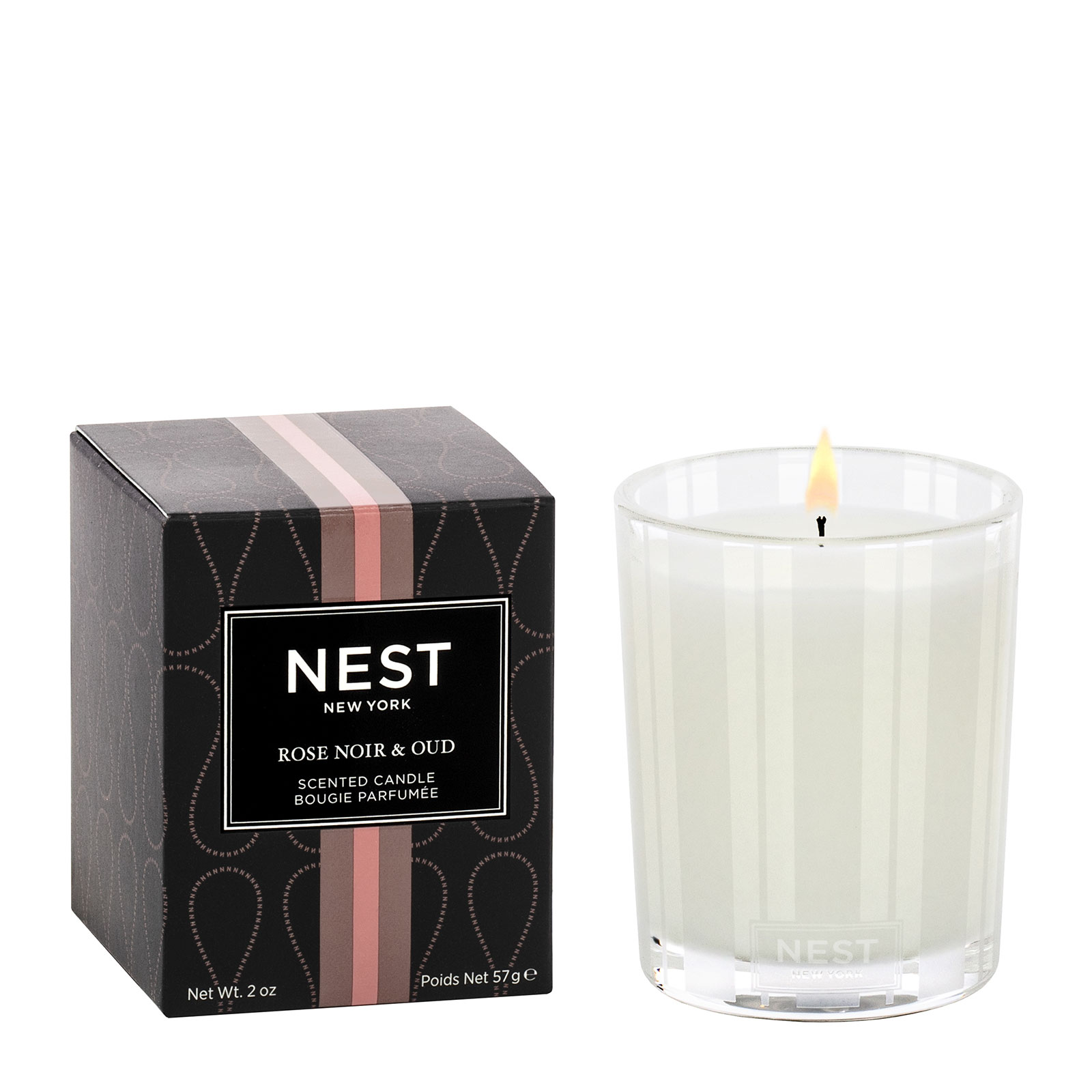 Nest New York Rose Noir & Oud Votive Candle 57G