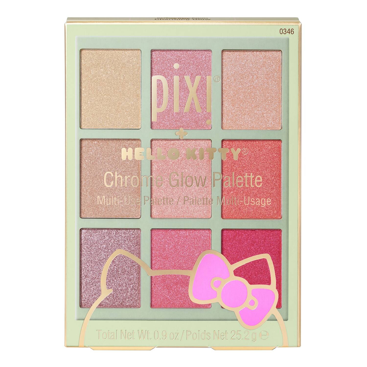 Pixi + Hello Kitty Chrome Glow Palette 25.2G Charming Glow