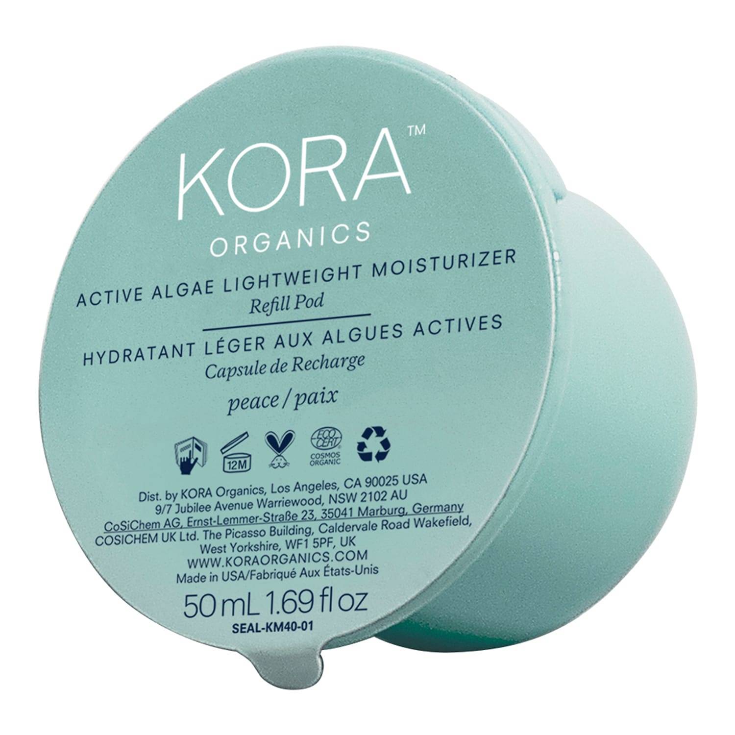Kora Organics Active Algae Lightweight - Moisturizer Refill 50 Ml