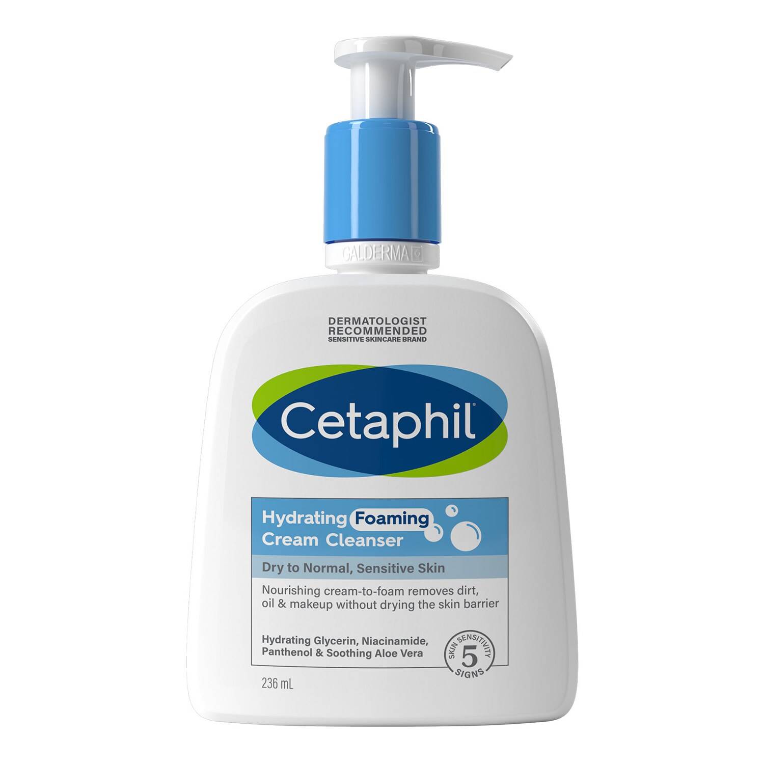 Cetaphil Hydrating Foaming Cream Cleanser 236Ml
