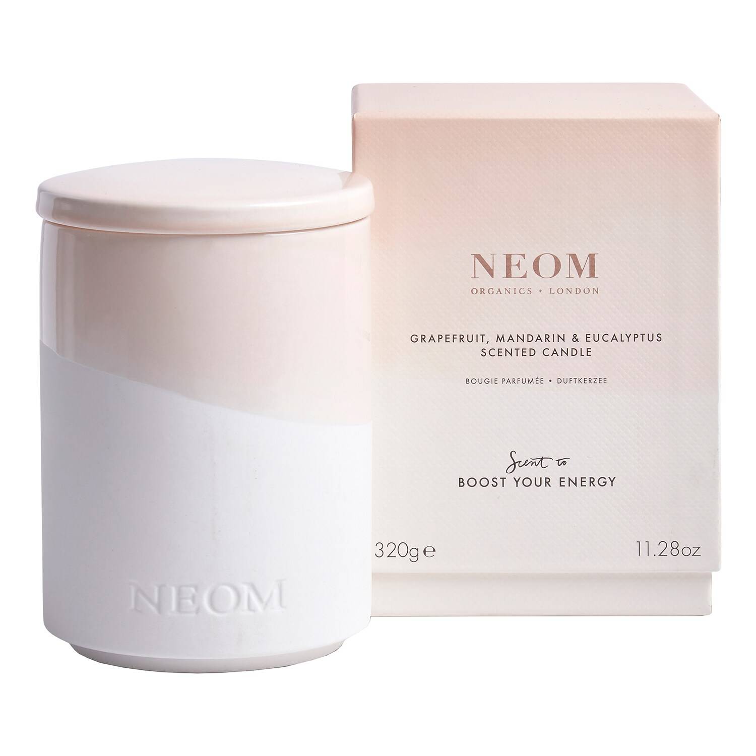 NEOM ORGANICS LONDON Grapefruit, Mandarin & Eucalyptus - Scented Candle 320g
