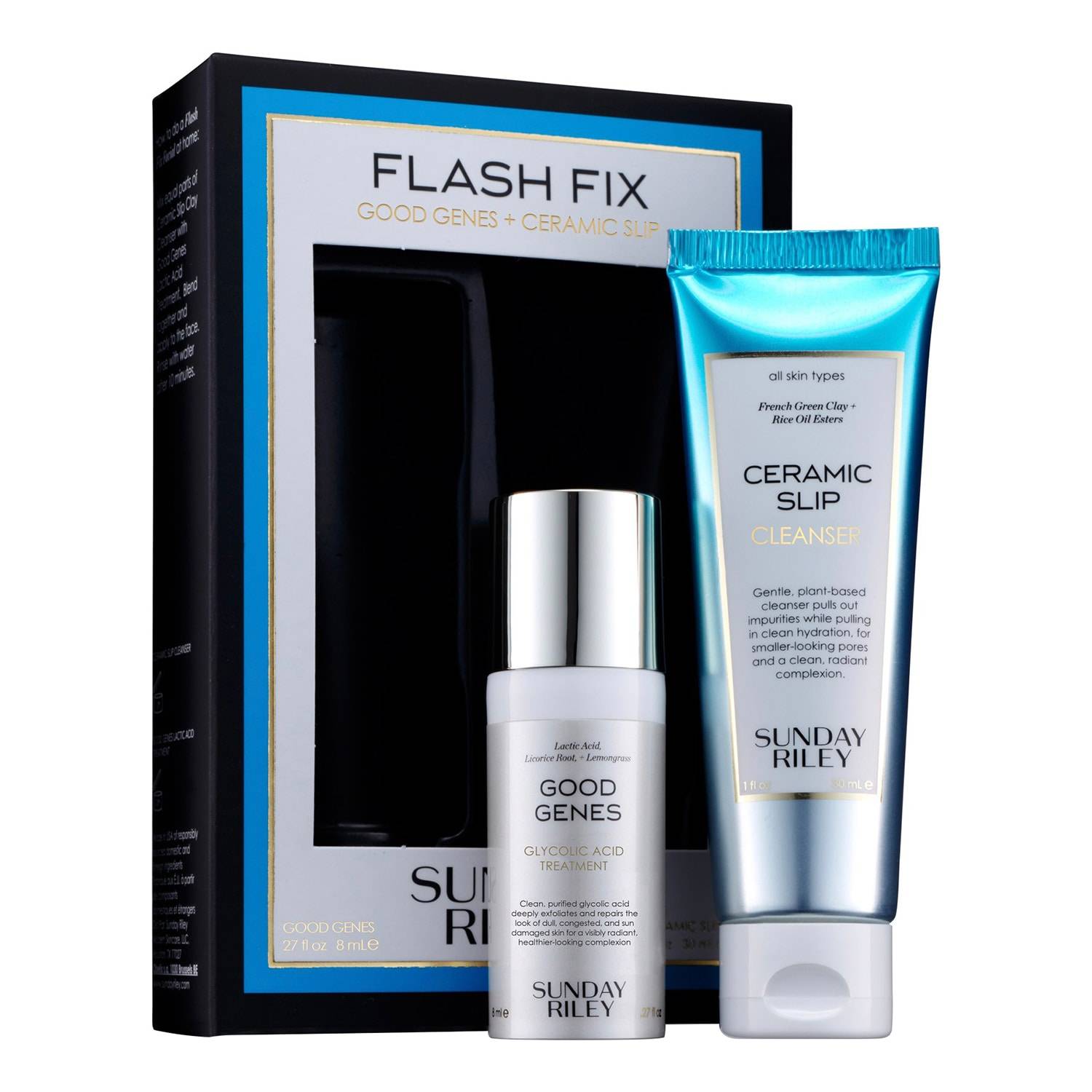 Sunday Riley Flash Fix Face Care Kit