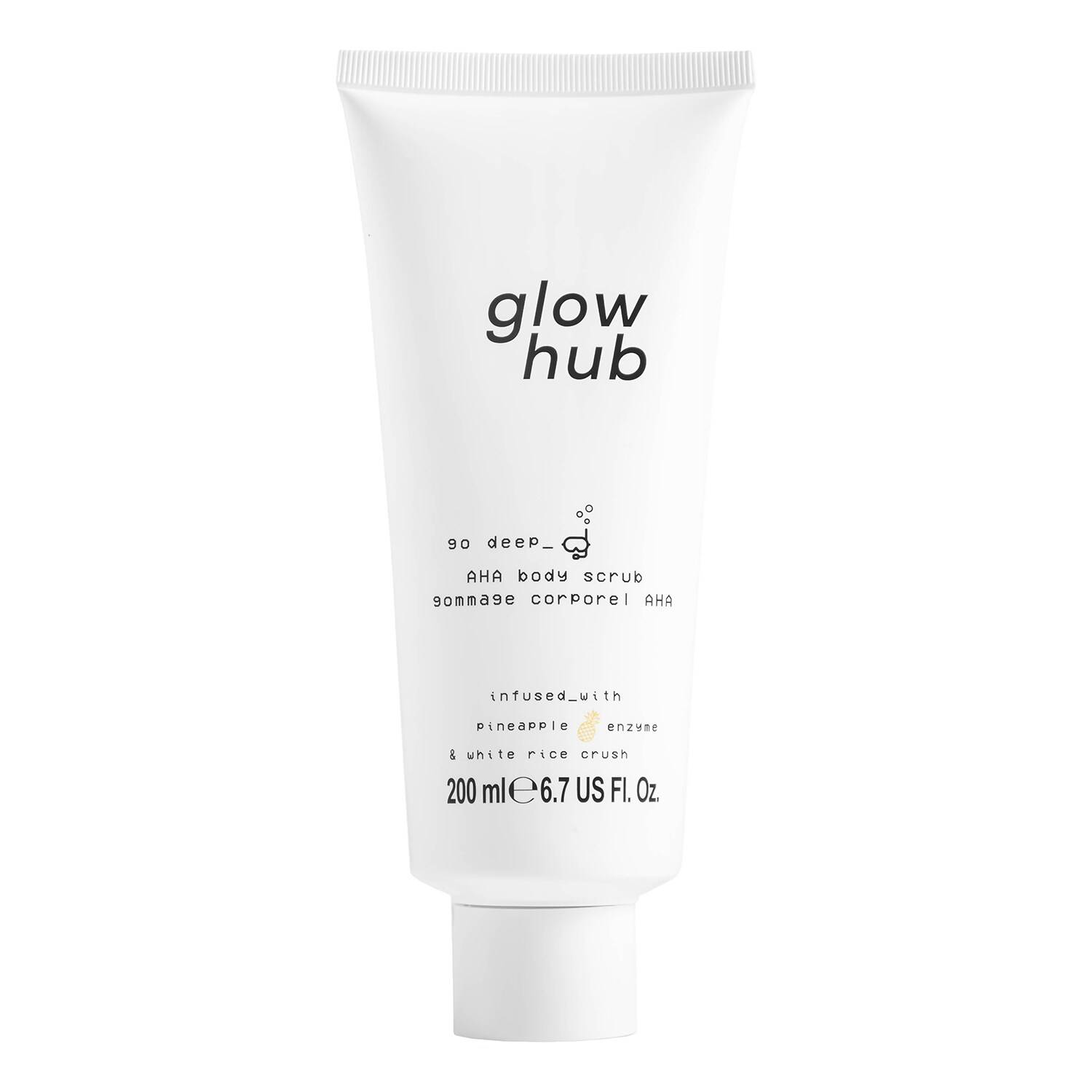 Glow Hub Go Deep Aha Body Scrub 200Ml